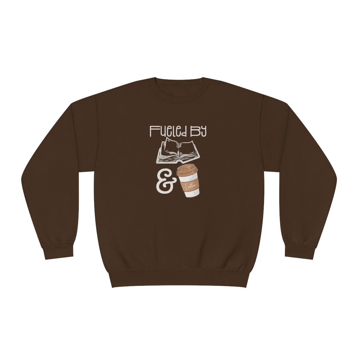 Fueled by Books and Coffee Sweatshirt, Book Lover Gift Women, SweatShirt for Women, Gift for Book Lovers, Sweaters for Women, Reading