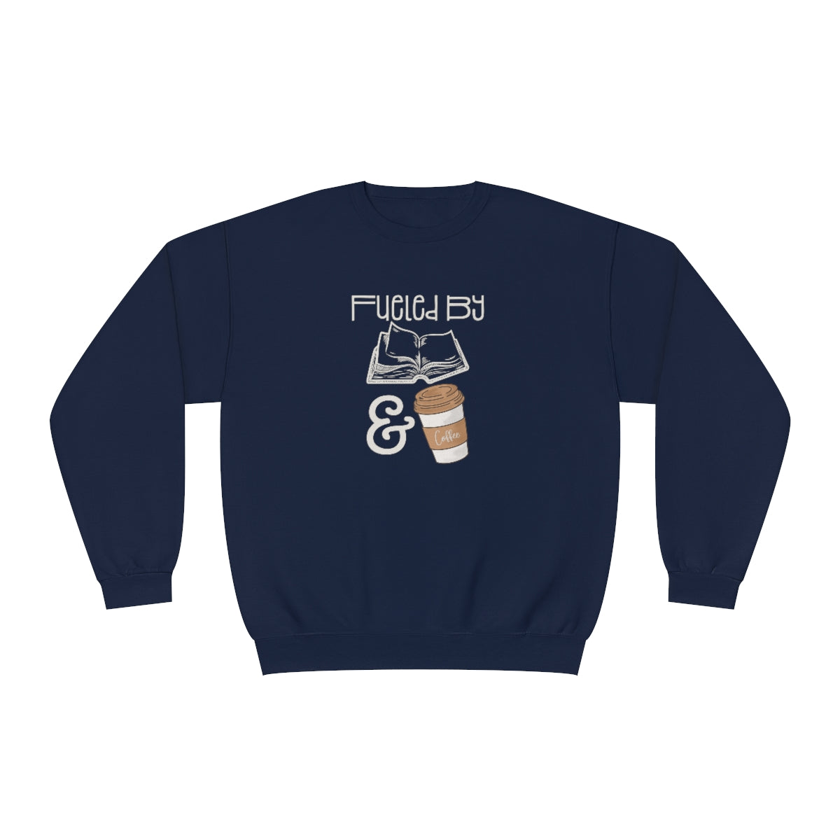 Fueled by Books and Coffee Sweatshirt, Book Lover Gift Women, SweatShirt for Women, Gift for Book Lovers, Sweaters for Women, Reading