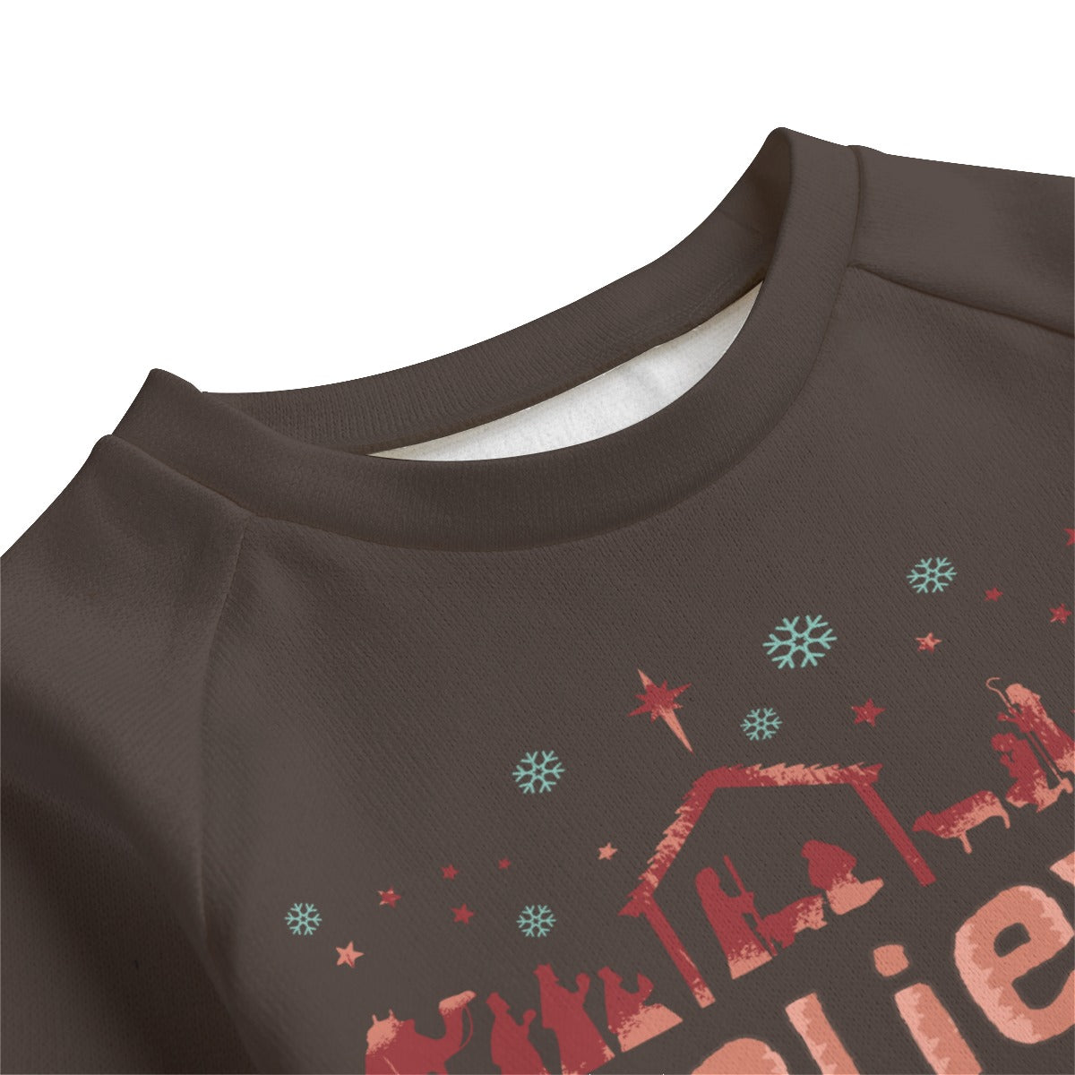 Matching Family Christmas Pajamas, Christian Christmas Pajamas, Believe in the Miracle, Jesus Christmas Pajamas