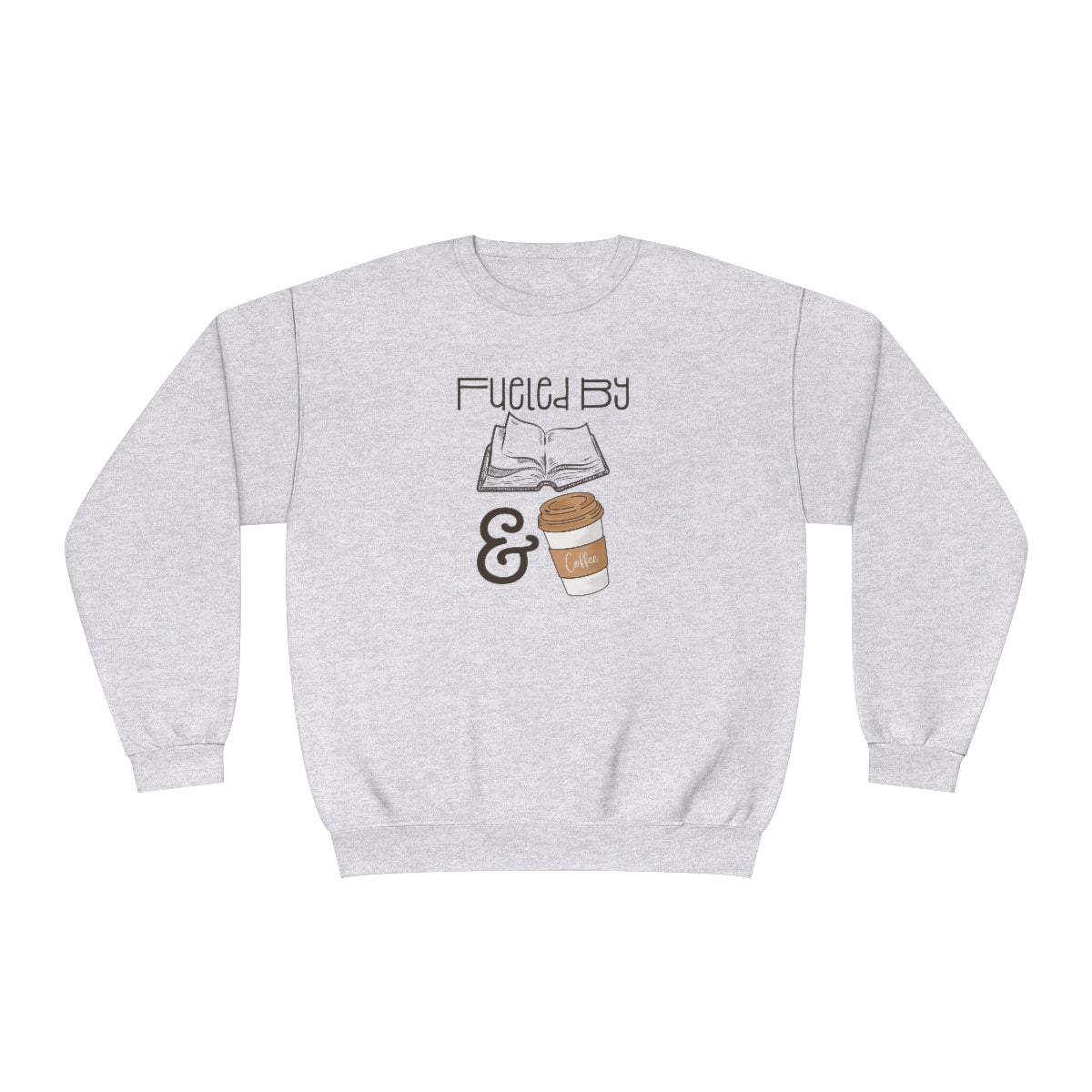 Fueled by Books and Coffee Sweatshirt, Book Lover Gift Women, SweatShirt for Women, Gift for Book Lovers, Sweaters for Women, Reading