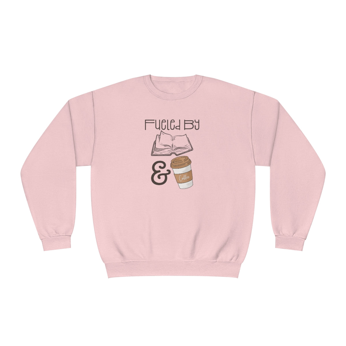 Fueled by Books and Coffee Sweatshirt, Book Lover Gift Women, SweatShirt for Women, Gift for Book Lovers, Sweaters for Women, Reading