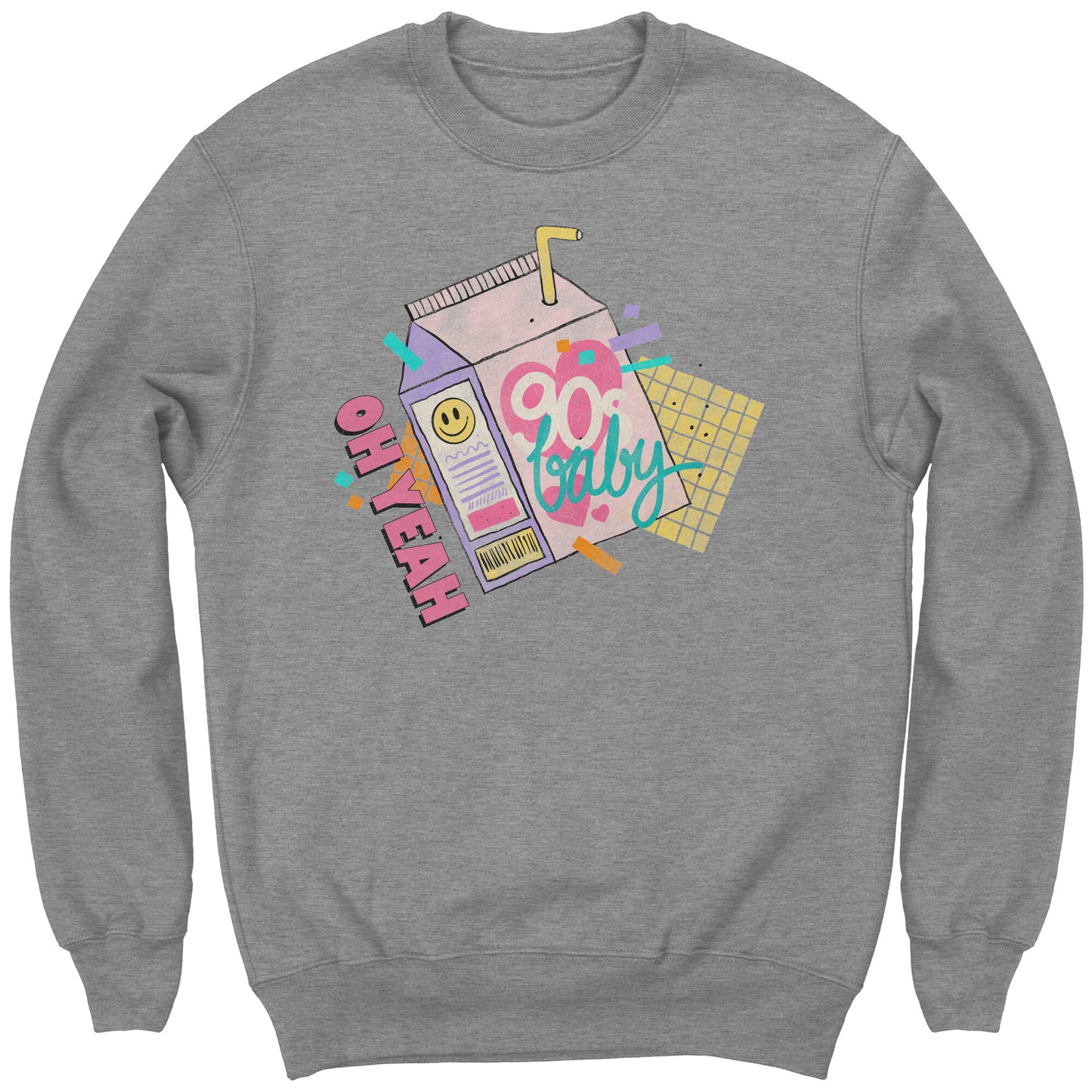 90's Retro Youth Sweatshirt, Trendy Sweatshirt, Girl Sweatshirt, Tween Sweatshirt