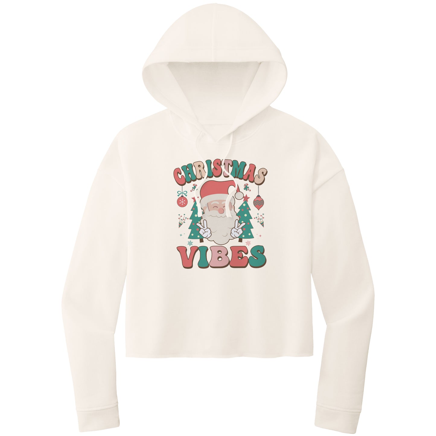 Christmas Crop Hoodie, Christmas Cropped Sweatshirt, Christmas Vibes, Christmas Cropped Hoodie, Hippie Santa Hoodie