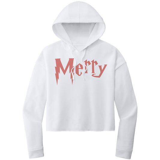 Merry Christmas Cropped Hoodie, Wizard World Merry Cropped Hoodie, Wizard Christmas Shirt