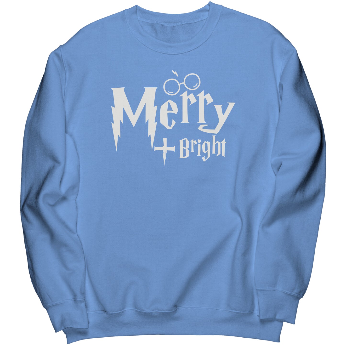 Merry and Bright Wizard World Christmas Sweatshirt, Wizard World Sweatshirt, Christmas Crewneck Sweatshirt