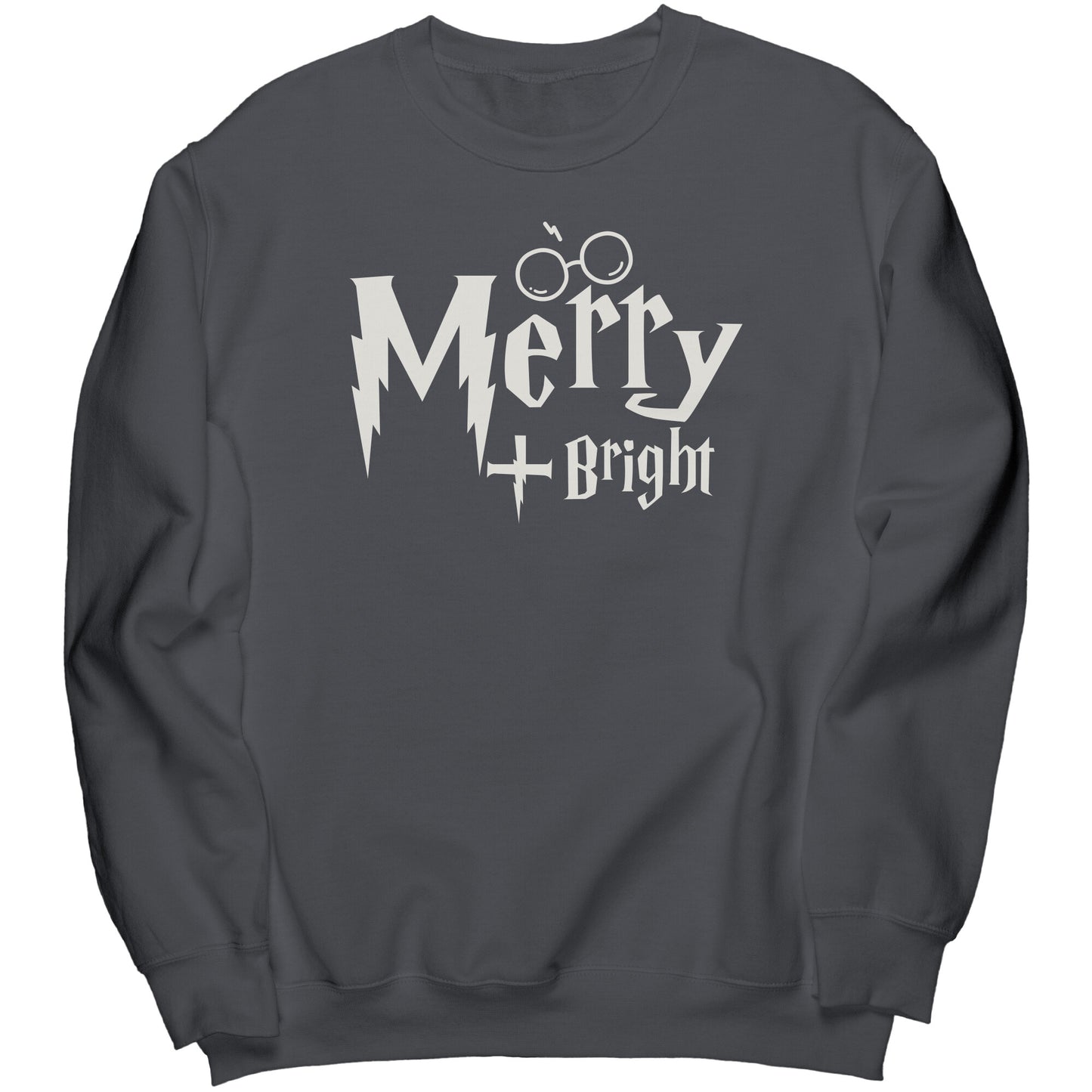 Merry and Bright Wizard World Christmas Sweatshirt, Wizard World Sweatshirt, Christmas Crewneck Sweatshirt