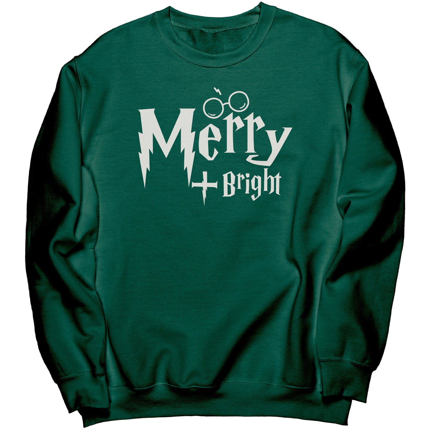 Merry and Bright Wizard World Christmas Sweatshirt, Wizard World Sweatshirt, Christmas Crewneck Sweatshirt