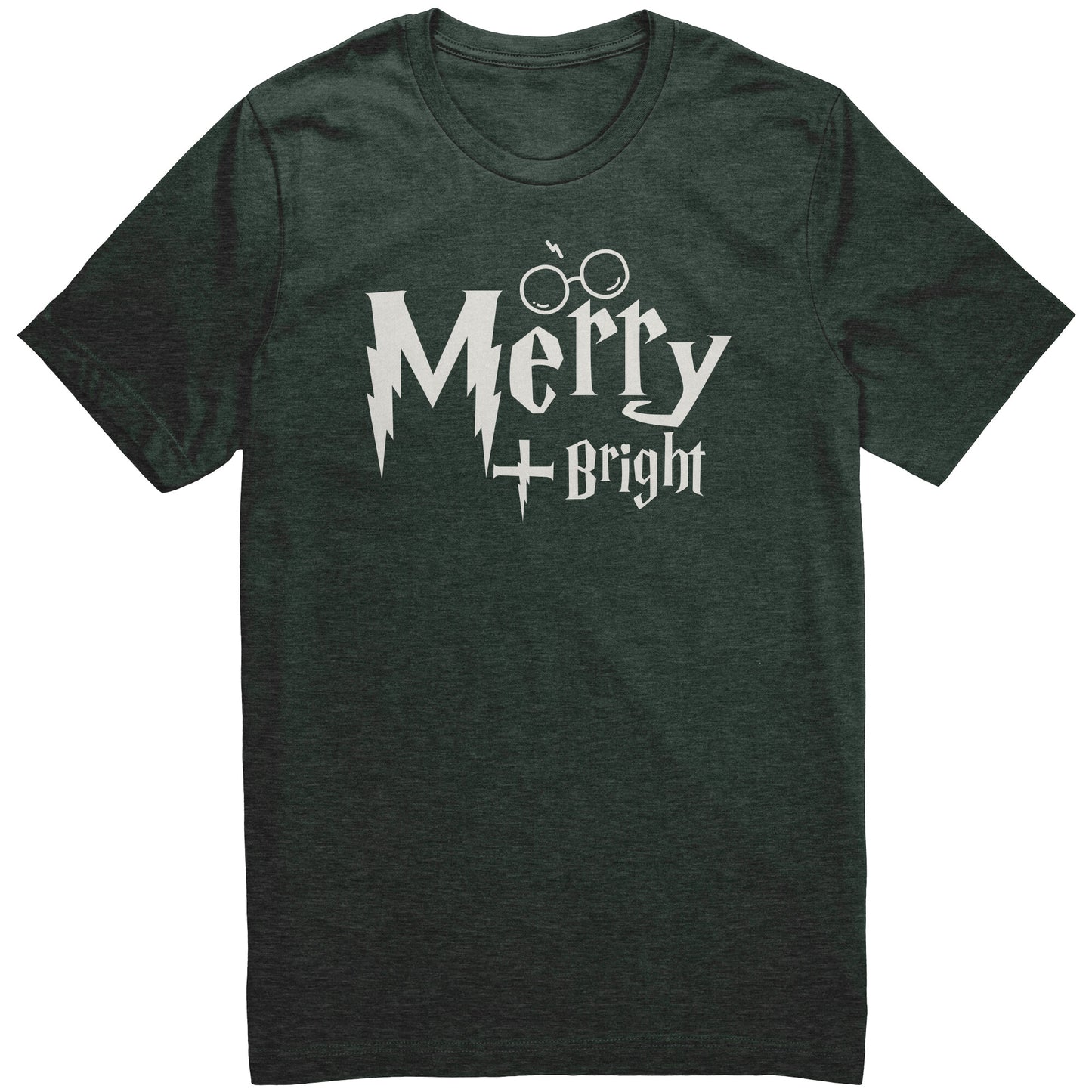 Merry and Bright Wizard World Christmas tshirt, Wizard World shirt, Christmas bella tshirt