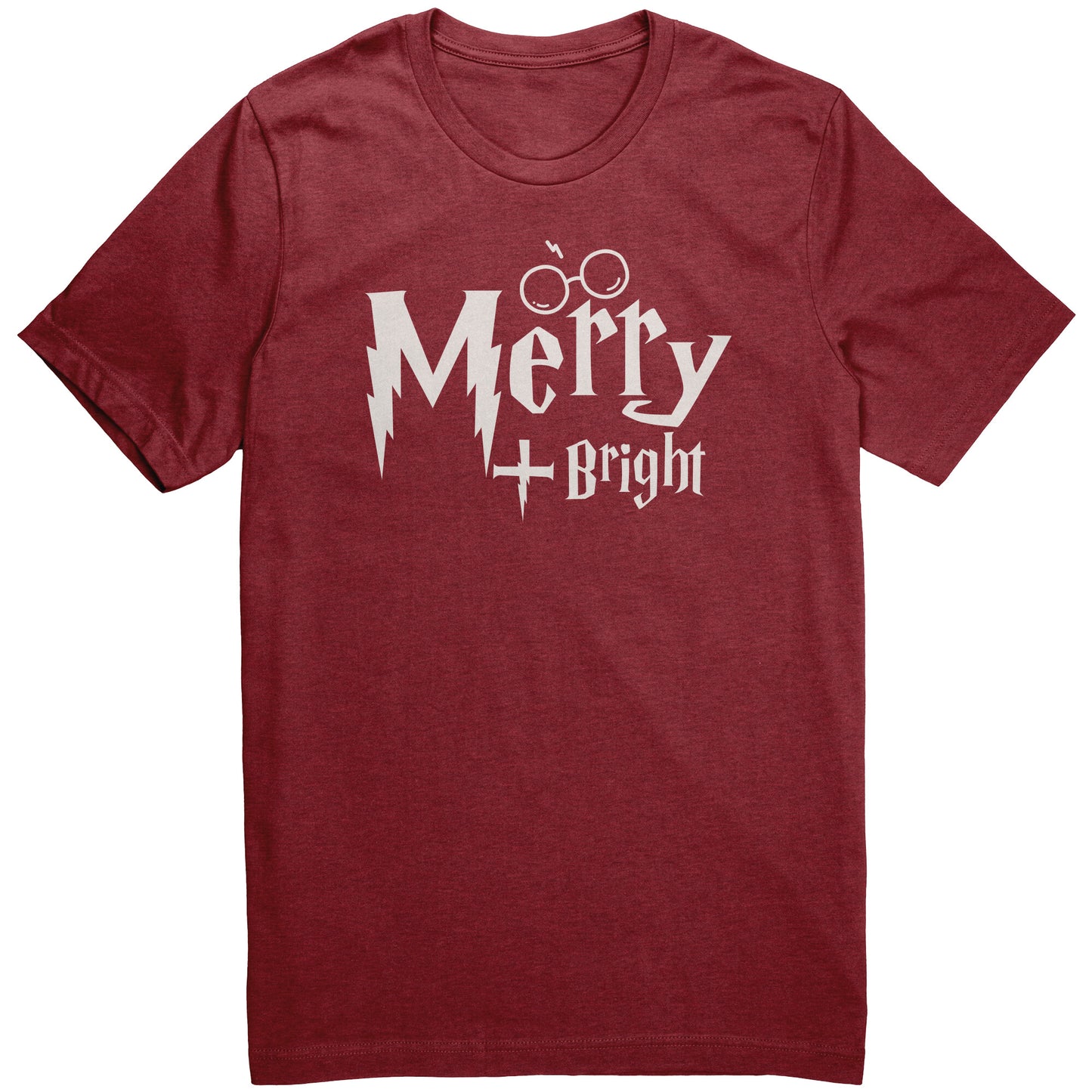 Merry and Bright Wizard World Christmas tshirt, Wizard World shirt, Christmas bella tshirt