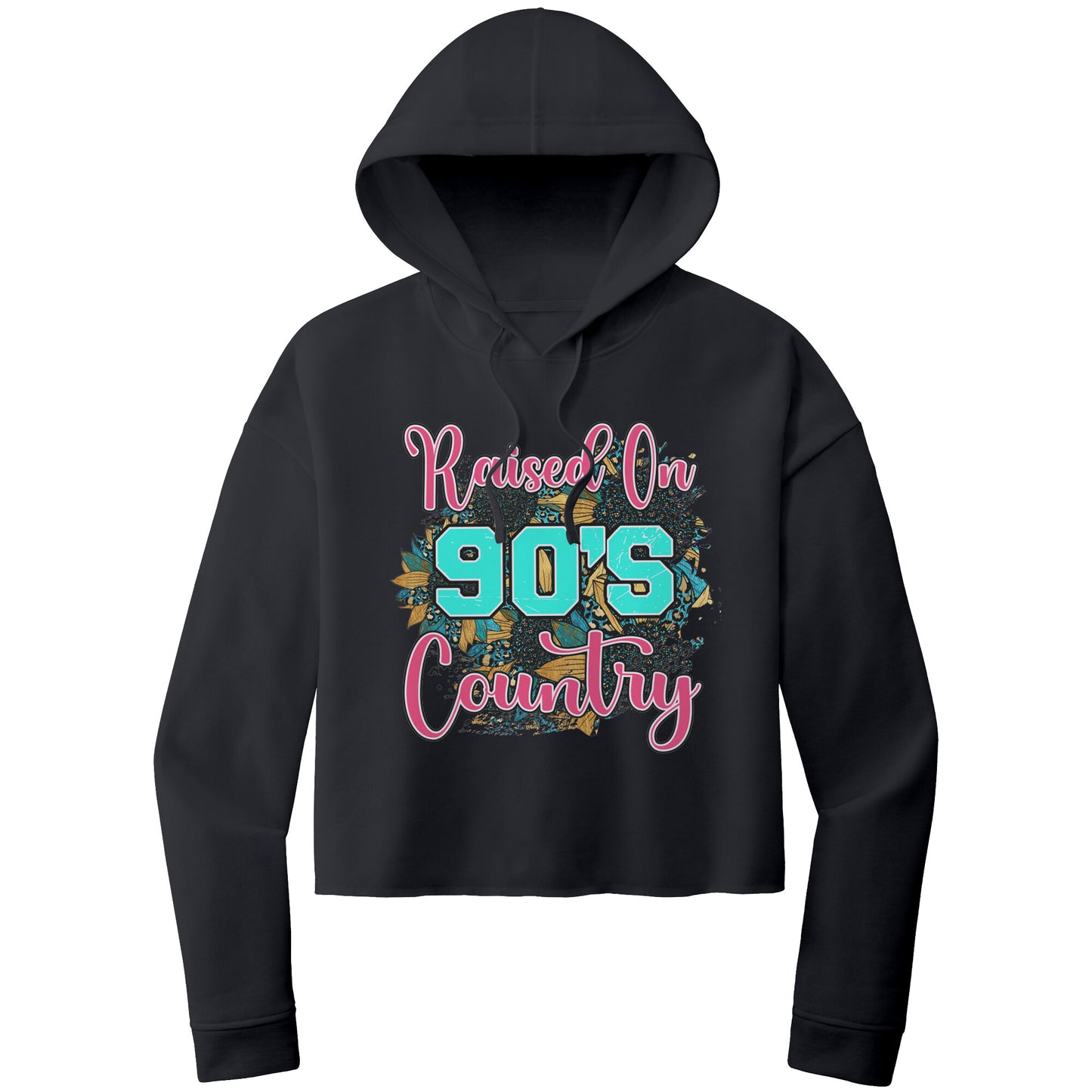 Raised on 90's Country Cropped Hoodie Sweatshirt, Vintage 90's Cropped Sweatshirt, 90's Shirt, Country girl sweatshirt