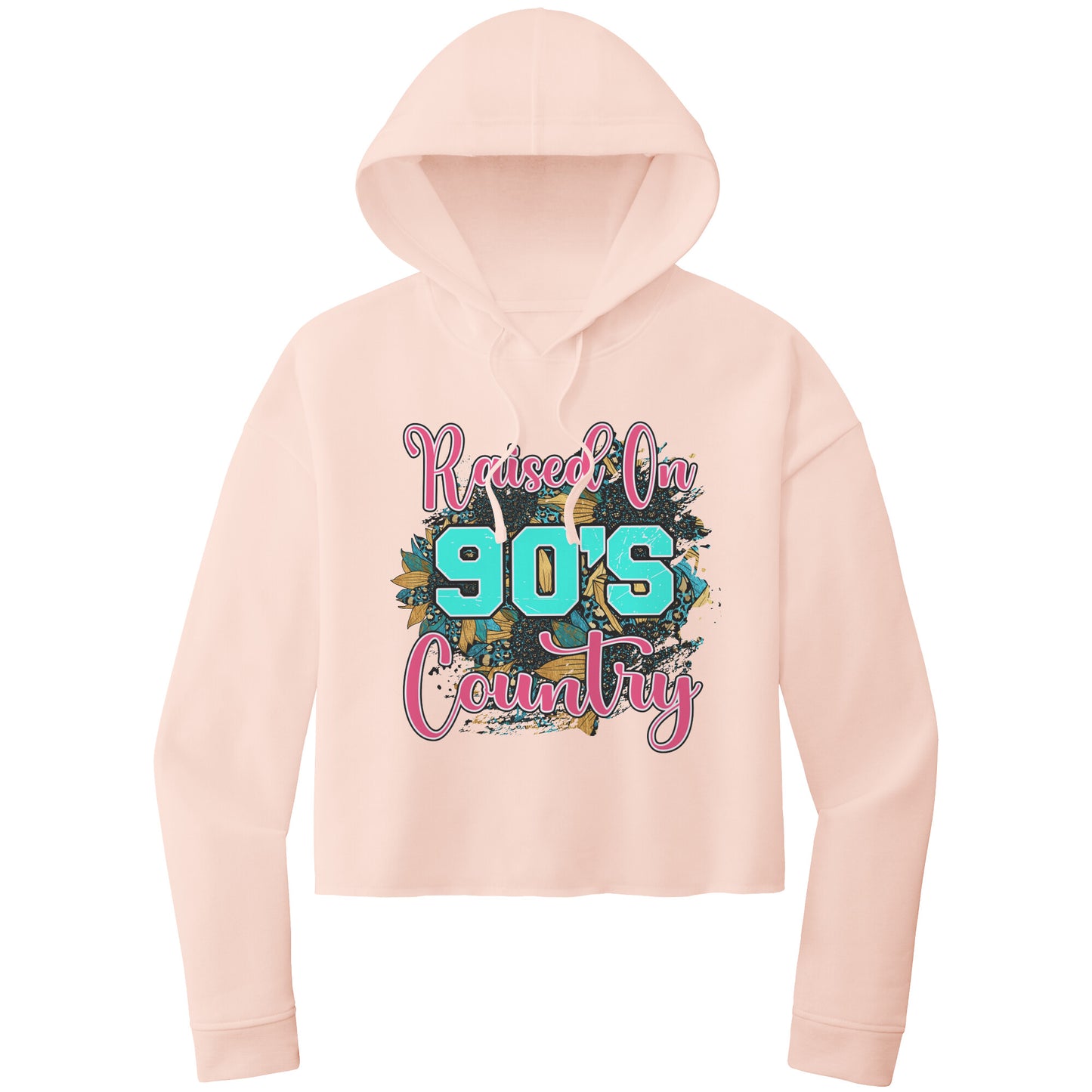 Raised on 90's Country Cropped Hoodie Sweatshirt, Vintage 90's Cropped Sweatshirt, 90's Shirt, Country girl sweatshirt