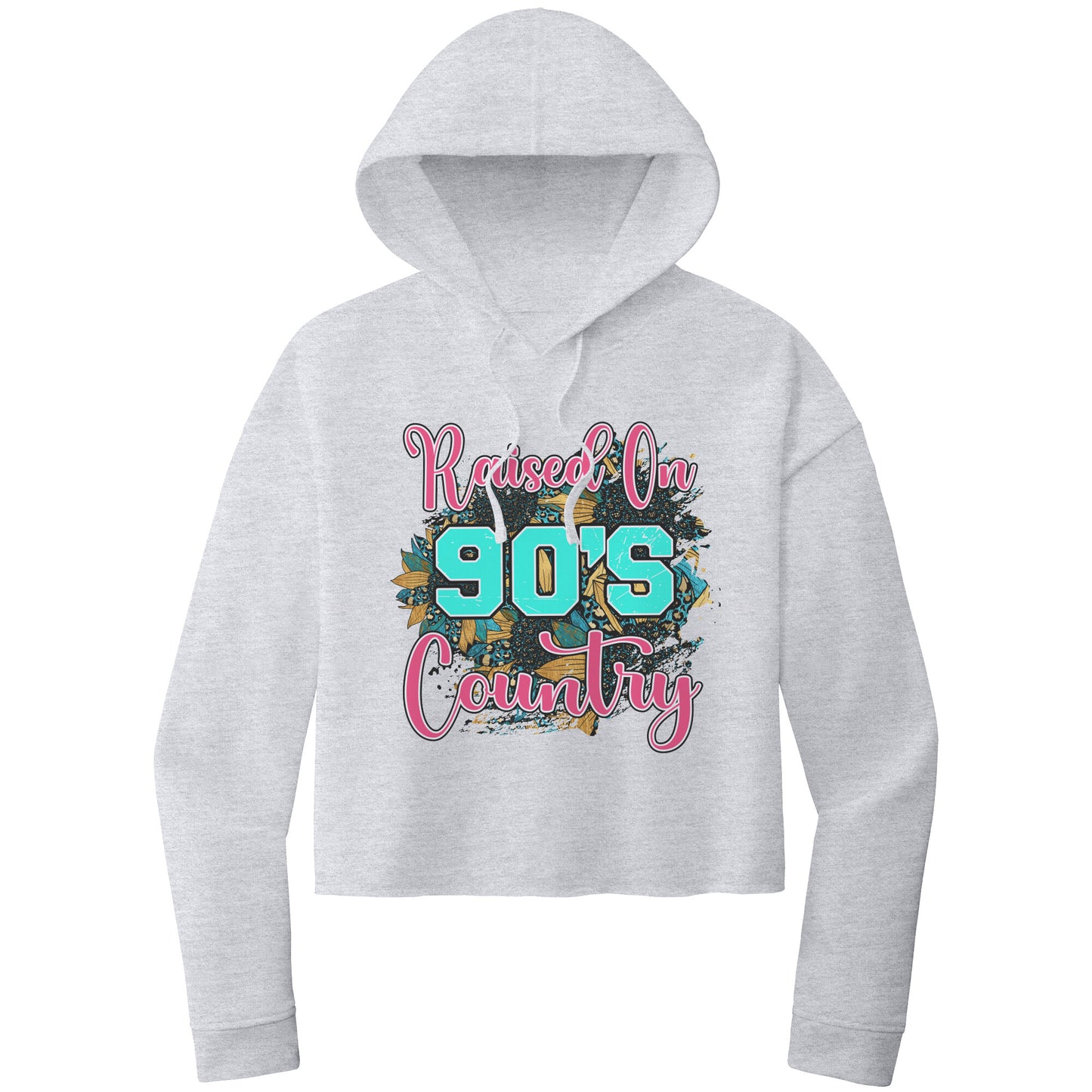 Raised on 90's Country Cropped Hoodie Sweatshirt, Vintage 90's Cropped Sweatshirt, 90's Shirt, Country girl sweatshirt
