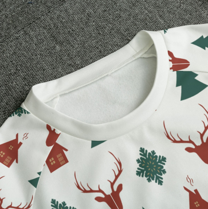 Traditional Matching Family Christmas Pajamas, Christmas Tree Pajamas