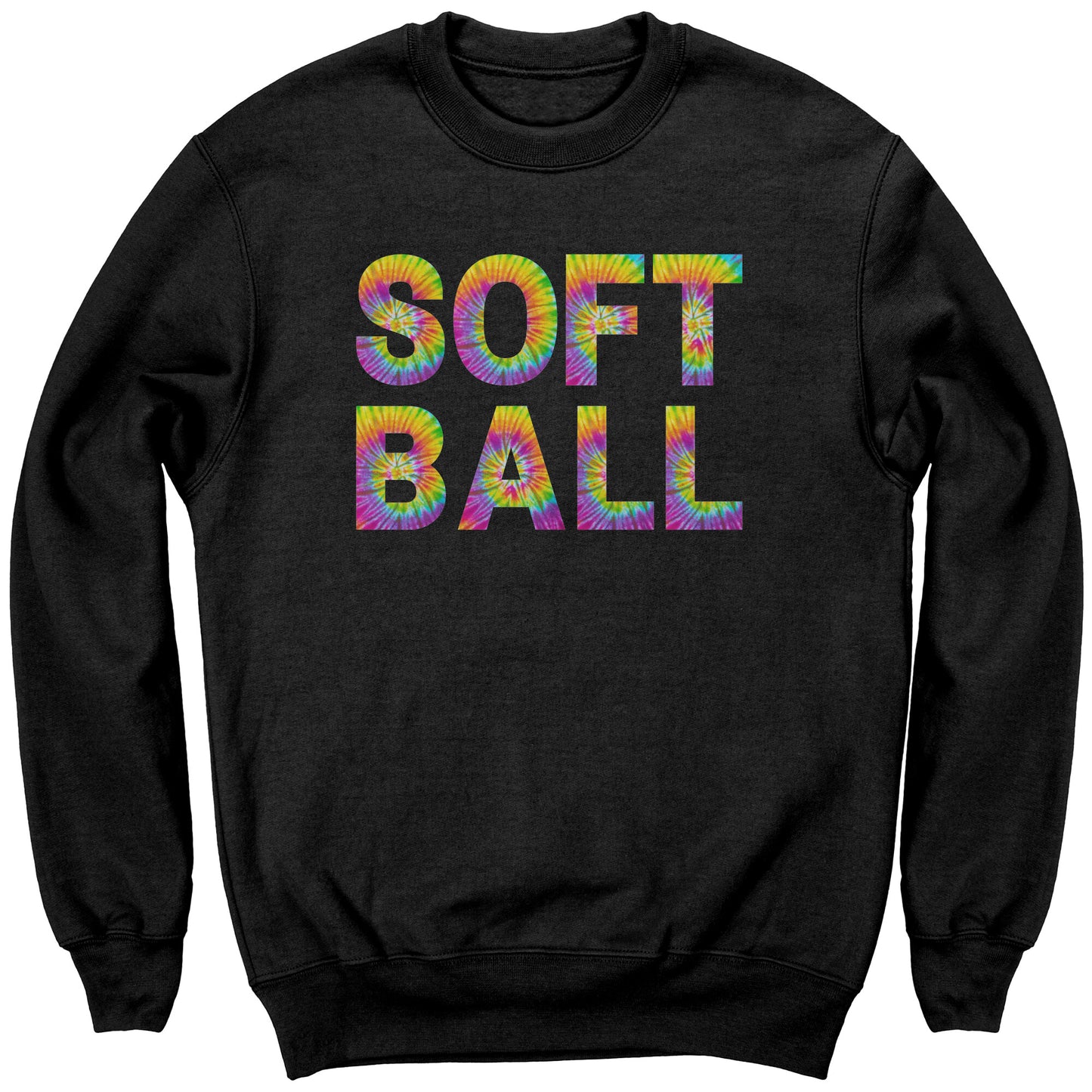 Youth Softball Sweatshirt, Tie Dye Softball Sweatshirt, Girls Softball Shirt, Softball Gifts