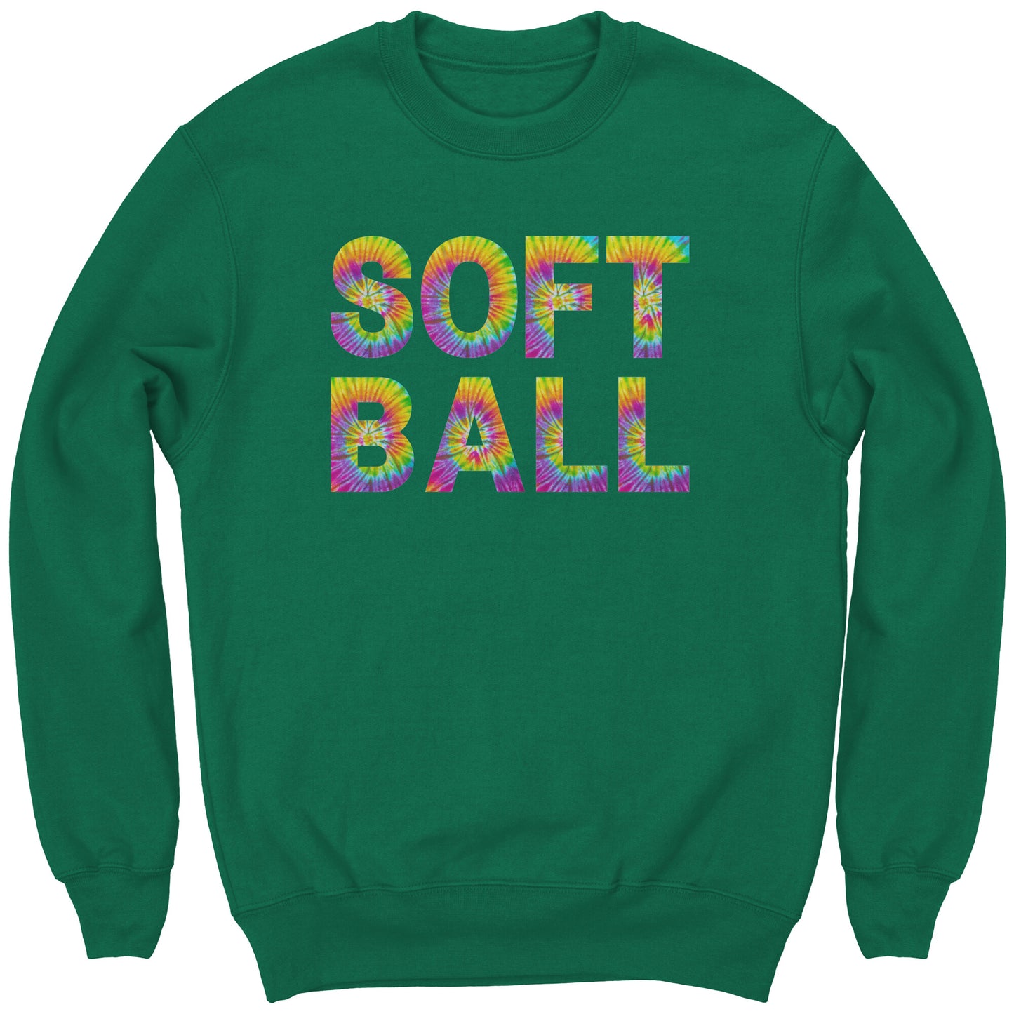 Youth Softball Sweatshirt, Tie Dye Softball Sweatshirt, Girls Softball Shirt, Softball Gifts