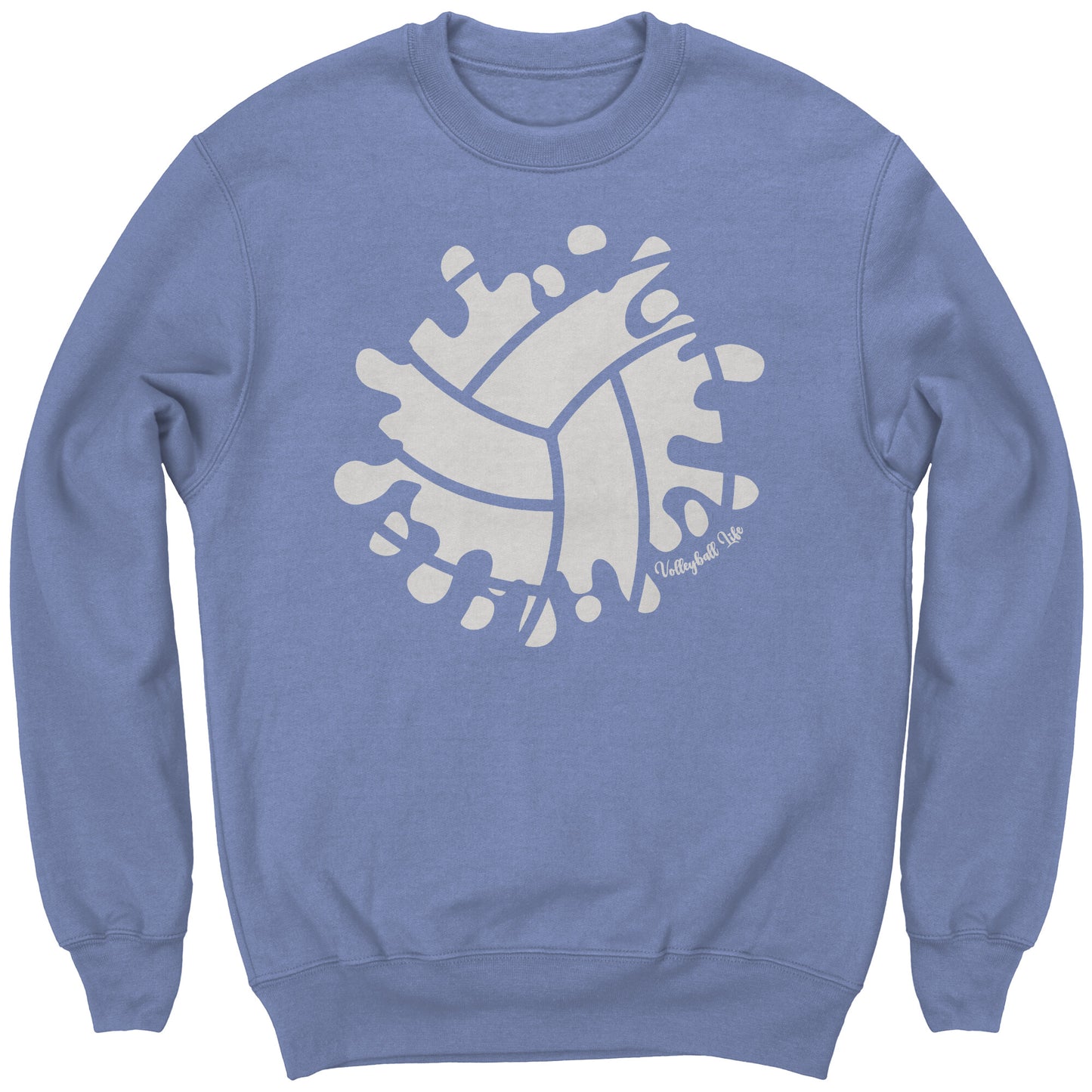 Youth Volleyball Sweatshirt, Girls Volleyball Sweatshirt, Volleyball Life Splash Sweatshirt
