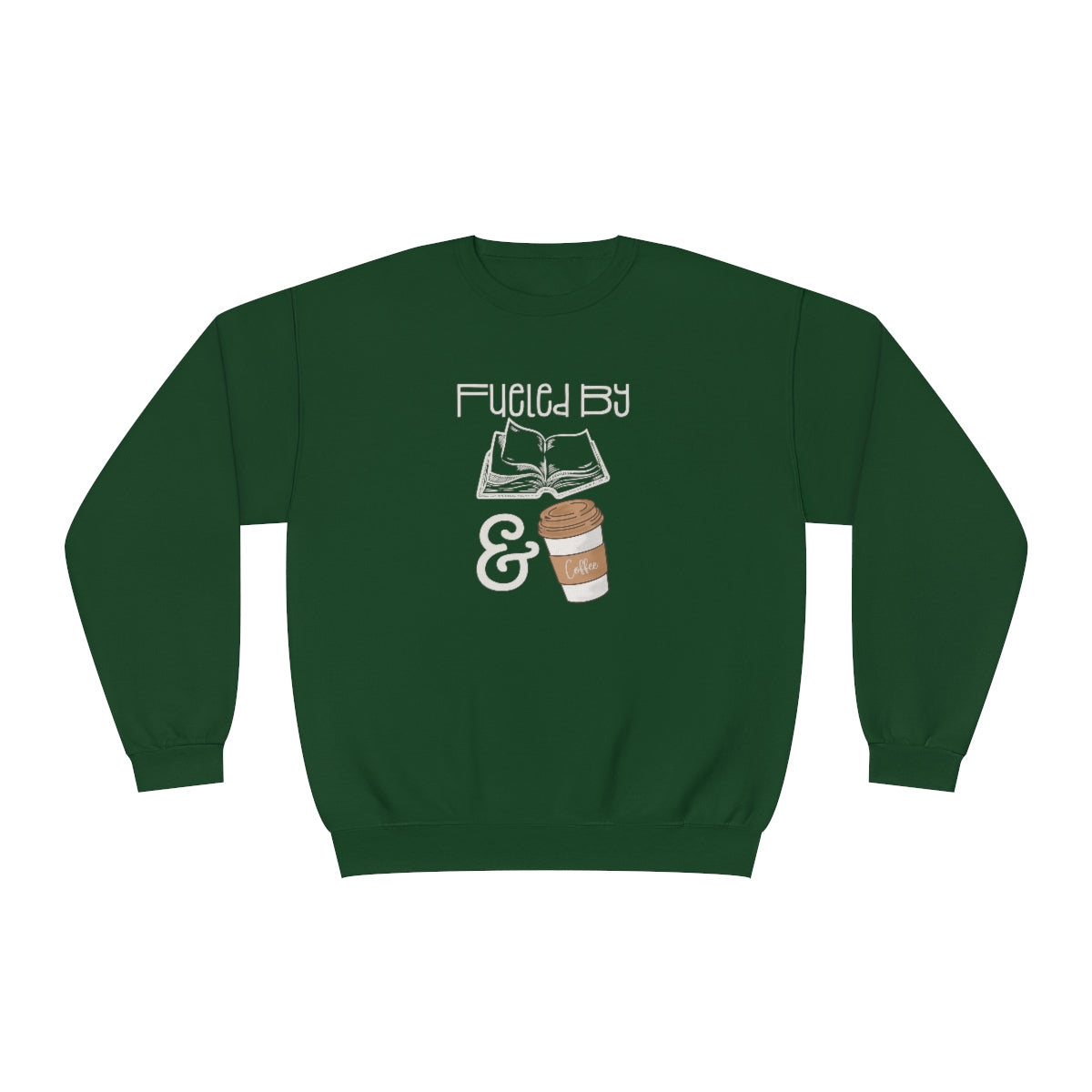 Fueled by Books and Coffee Sweatshirt, Book Lover Gift Women, SweatShirt for Women, Gift for Book Lovers, Sweaters for Women, Reading