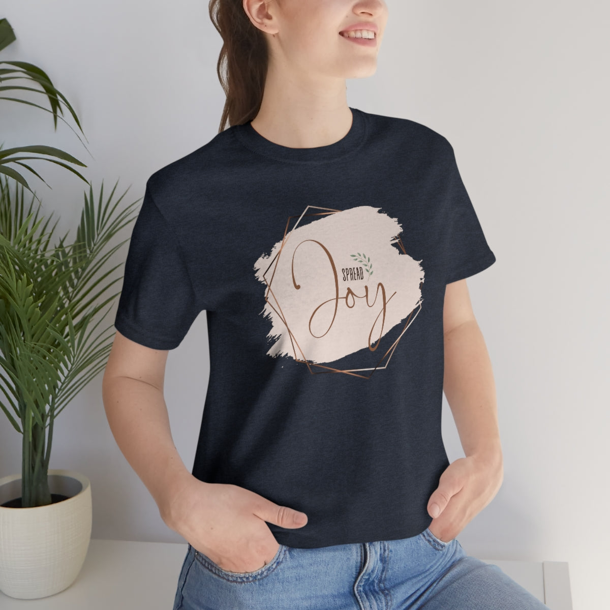 Boho Spread Joy Shirt, Boho Joy Shirt, Gold Frame Boho Shirt