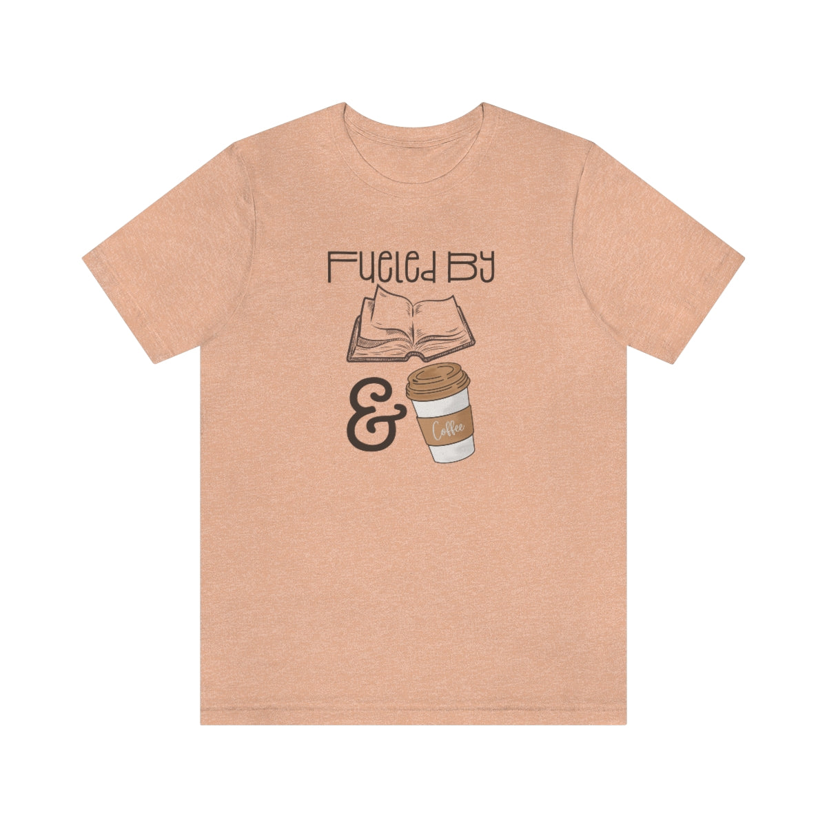 Fueled by Books and Coffee Tshirt, Book Lover Gift Women, Tshirt for Women, Gift for Book Lovers, Sweaters for Women, Reading