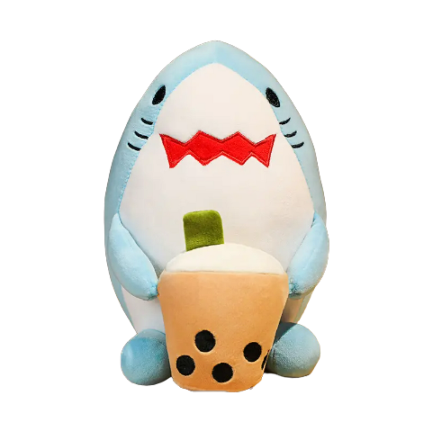 Boba Shark Soft Plushie, Shark Soft Plushie - 8inch Plushie