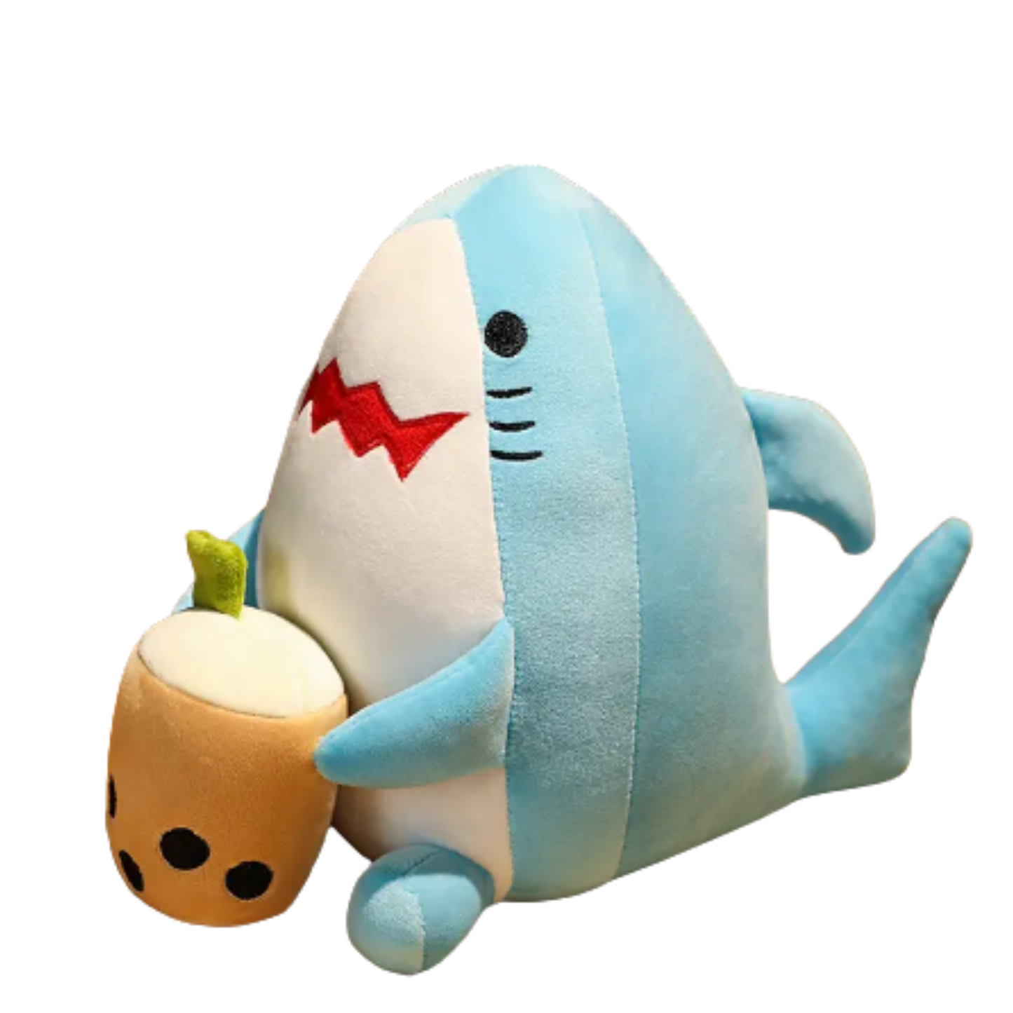 Boba Shark Soft Plushie, Shark Soft Plushie - 8inch Plushie