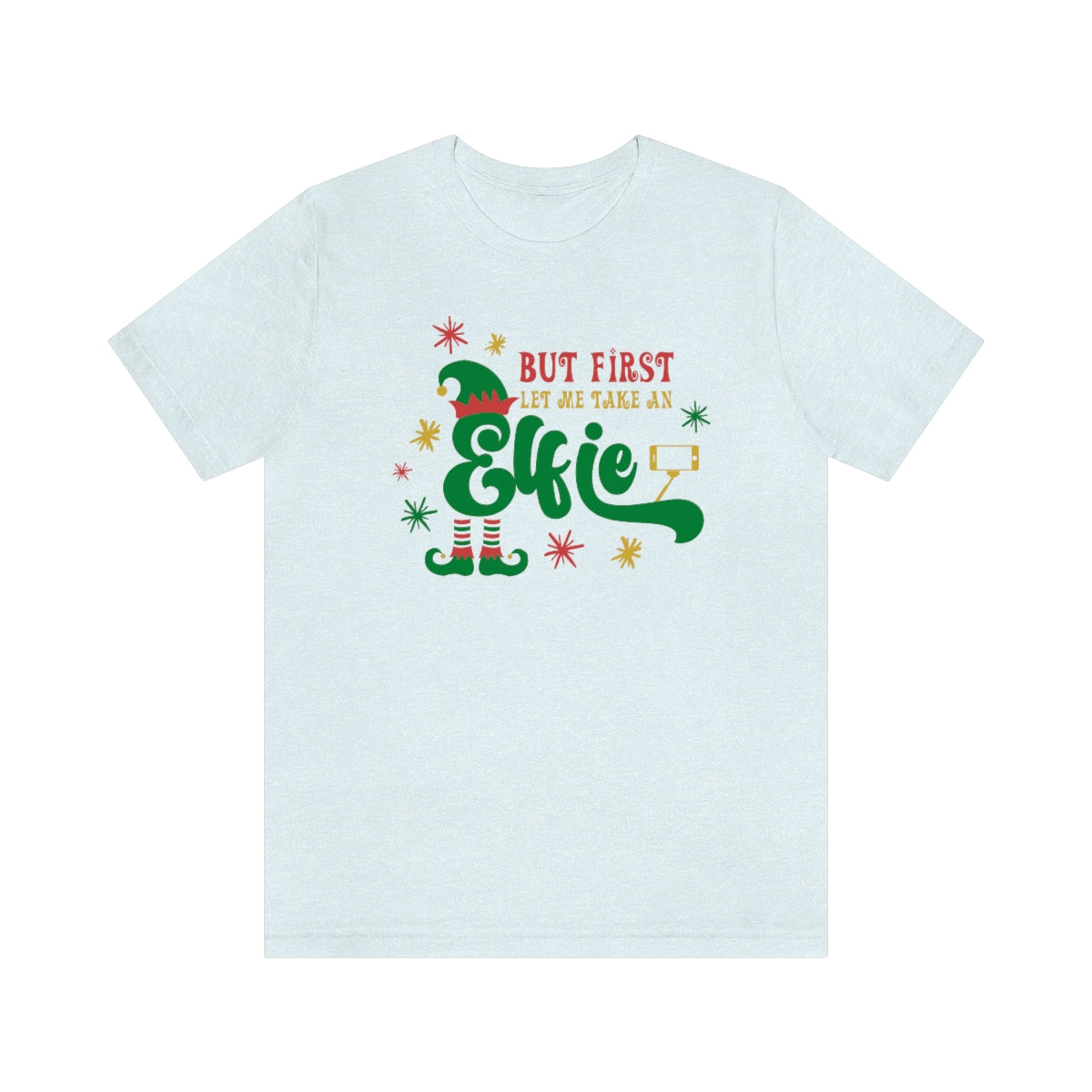 Elfie Shirt, Christmas Shirts for Women, Christmas Tee, Christmas TShirt, Shirts For Christmas, Cute Christmas t-shirt, Holiday Tee