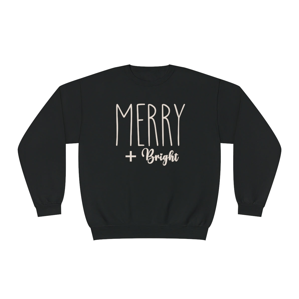 Merry And Bright Sweatshirt |  Christmas Sweatshirt |  Women's Christmas Sweatshirt |  Gift for her | Gift For Christmas