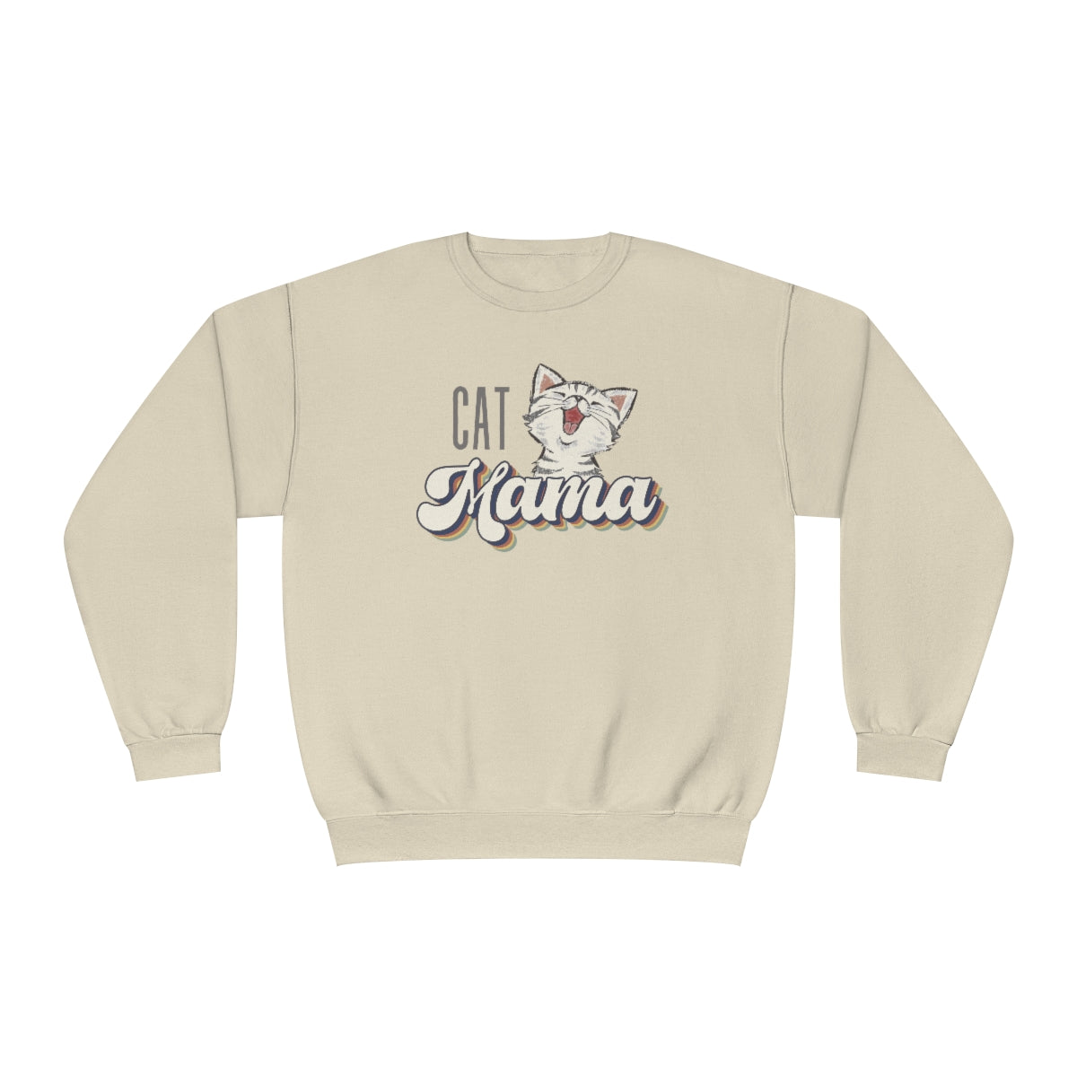 Cat Mama, Cat Lovers, Women's Cat Sweatshirt Sizes S - 3XL