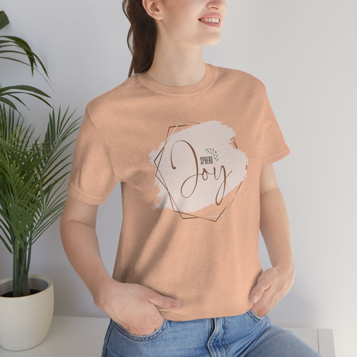 Boho Spread Joy Shirt, Boho Joy Shirt, Gold Frame Boho Shirt