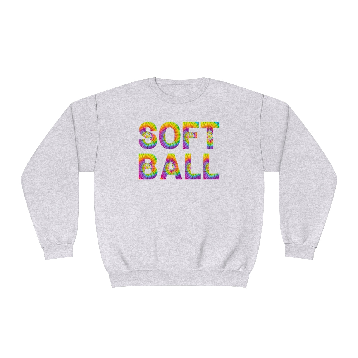 Softball Sweatshirt, Tie Dye Softball Shirt, Softball Mom Shirt, Softball Vibes, Women's Sweatshirt, Softball Game Sweatshirt