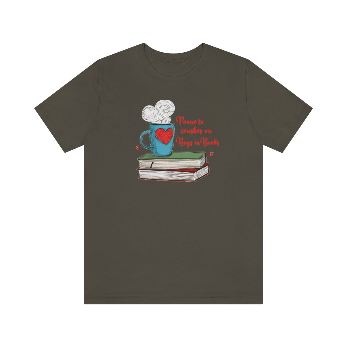 Prone to Crushes on Boys in Books Shirt, Book Boyfriend, Book Lovers Shirt, Reading shirt, Library shirt