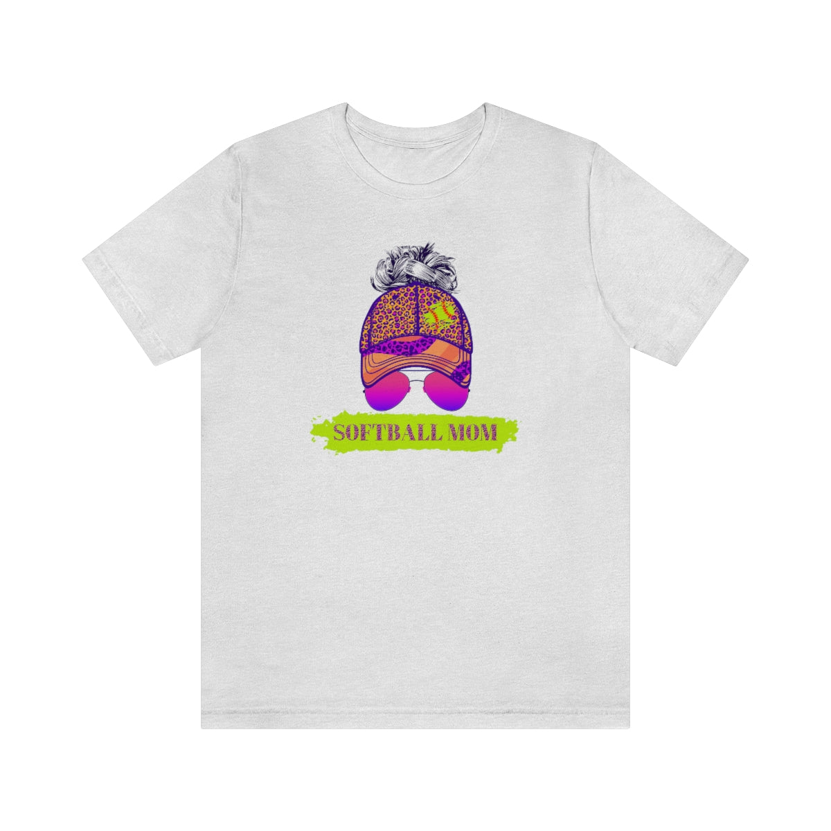 Color Pop Softball Mom Shirt | Softball tees | Women's softball Shirt | Cute softball shirts | Baseball Hat and Sunglasses | Team gifts