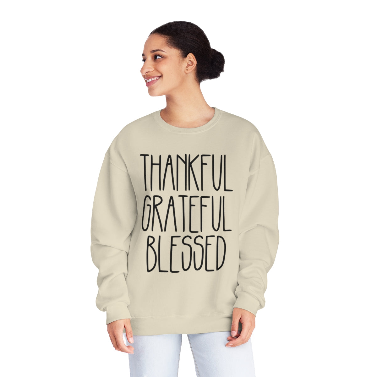 Thankful Grateful Blessed sweatshirt | Thanksgiving Sweatshirt | Fall Sweaters | Thankful Sweatshirt | Thanksgiving | Grateful sweatshirt