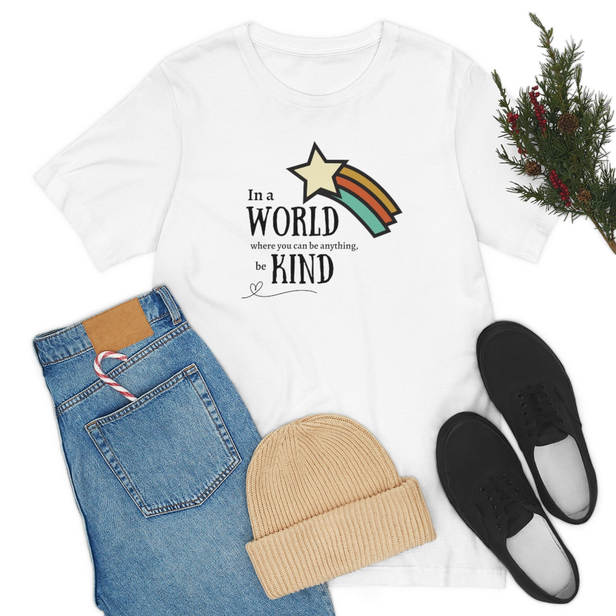 Be kind shirt, In a world where you can be anything be kind shirt, Retro Rainbow shirt, Retro tshirt