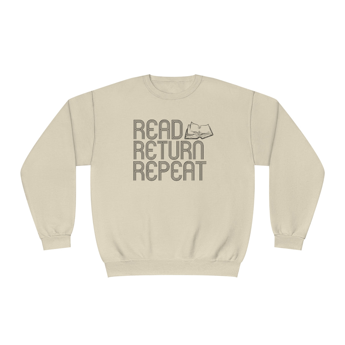 Read Return and Repeat Book Sweatshirt | Book Lover Gift Women | SweatShirt for Women | Gift for Book Lovers | Sweaters for Women | Reading