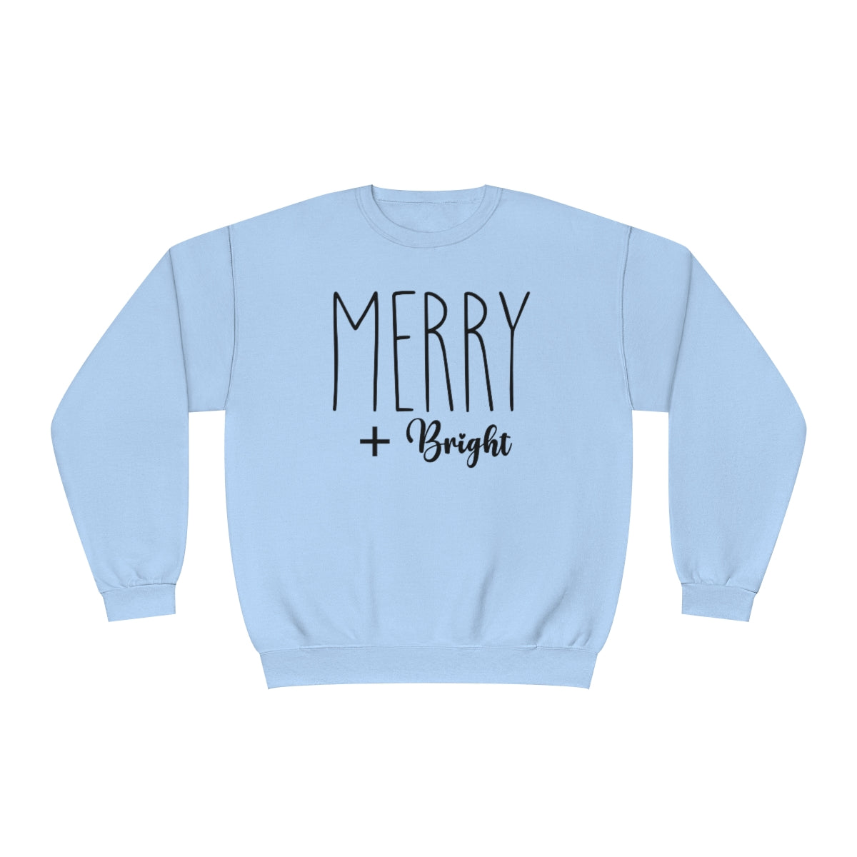 Merry And Bright Sweatshirt |  Christmas Sweatshirt |  Women's Christmas Sweatshirt |  Gift for her | Gift For Christmas