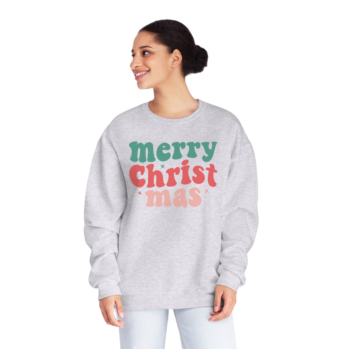 Merry Christmas Hippie Christmas Sweatshirt, Christmas Shirts for Women, Shirts for Christmas