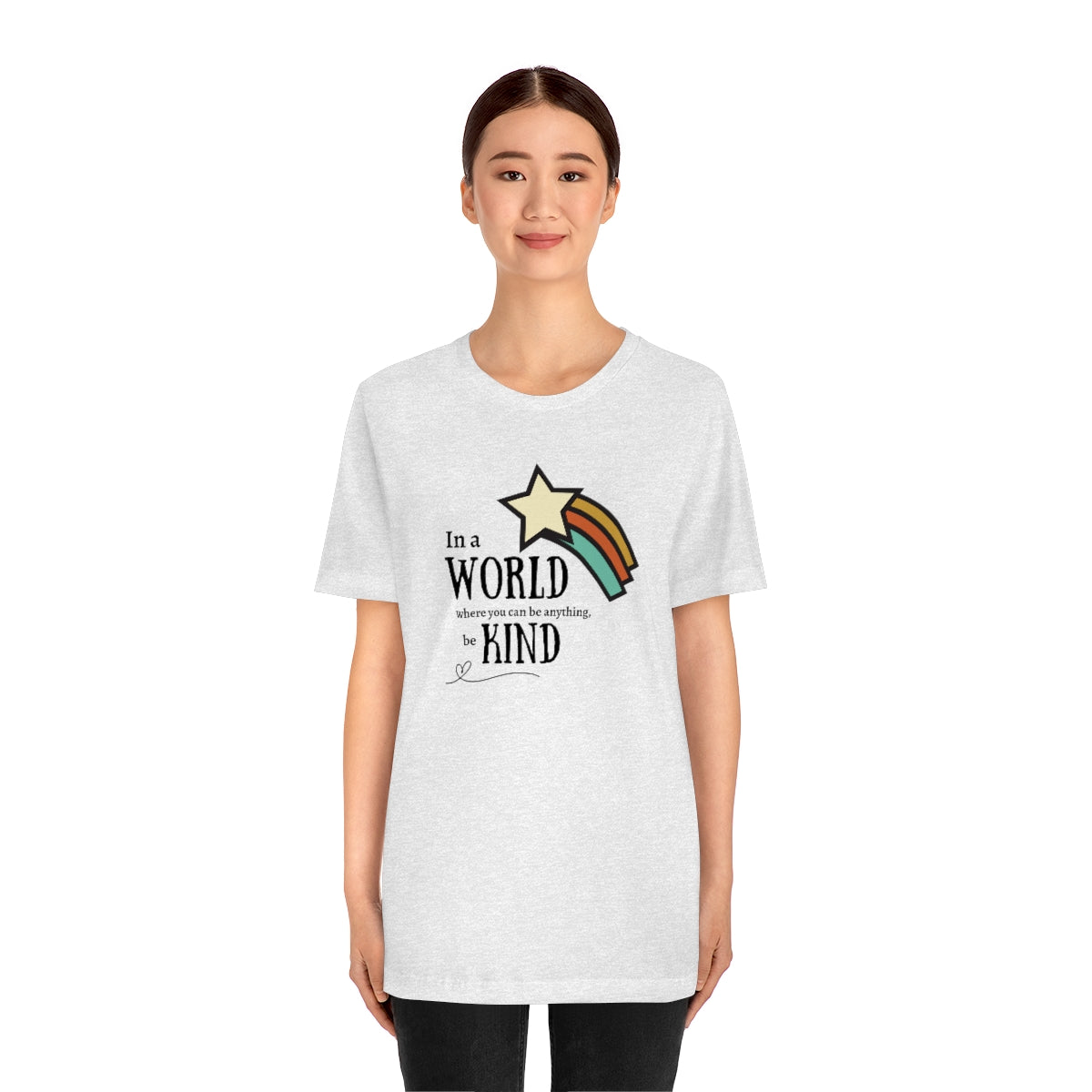 Be kind shirt, In a world where you can be anything be kind shirt, Retro Rainbow shirt, Retro tshirt