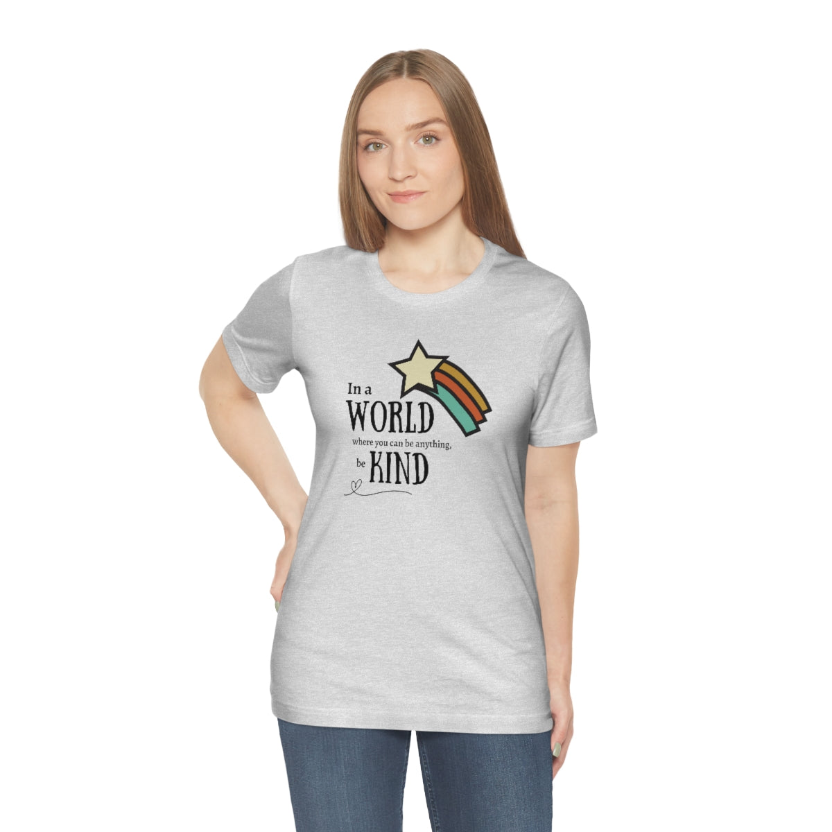 Be kind shirt, In a world where you can be anything be kind shirt, Retro Rainbow shirt, Retro tshirt