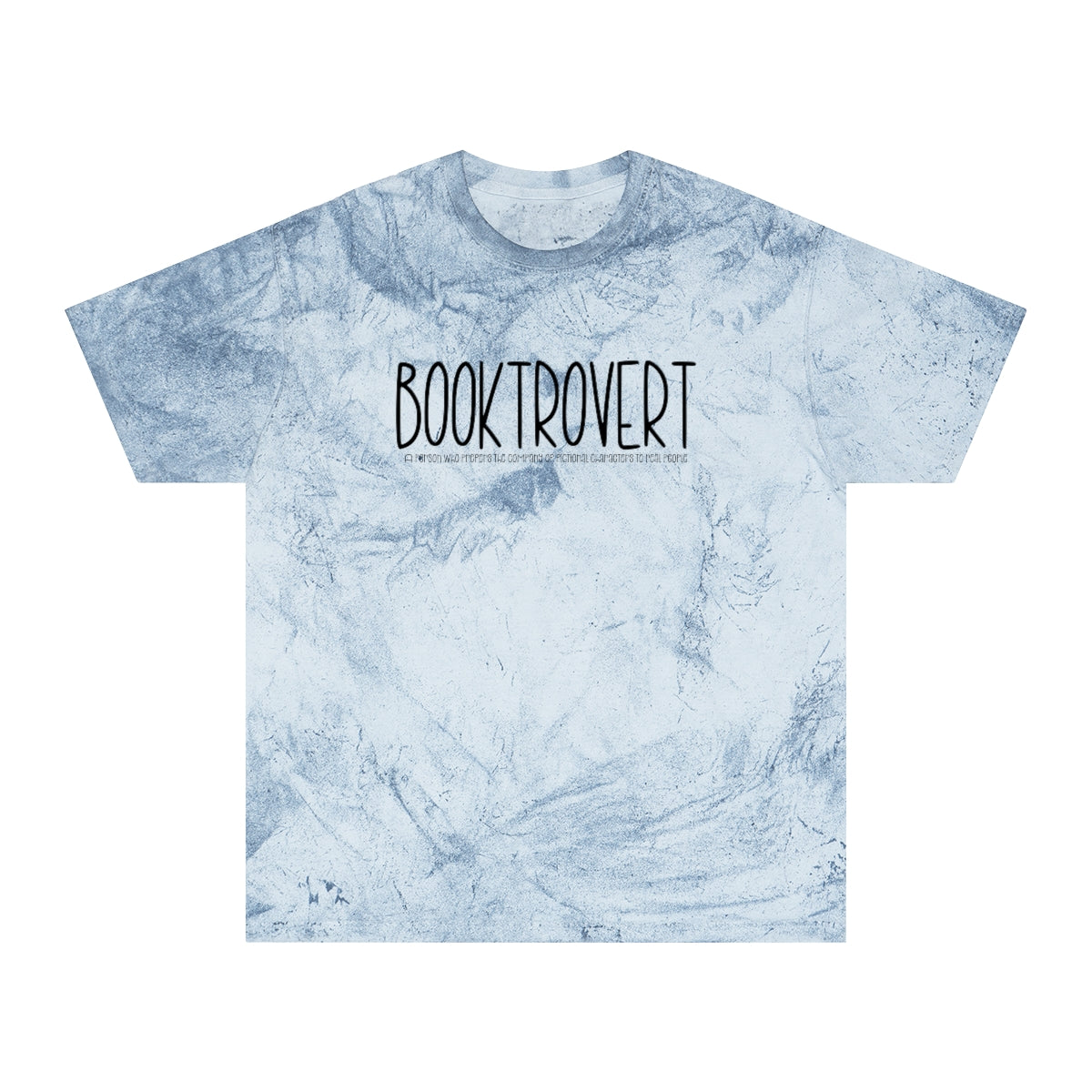 Booktrovert Book Lovers Comfort Colors Shirt, Tie Dye Shirt, Fictional Character,  Book Lover Gift Women, Gift for Book Lovers, Reading