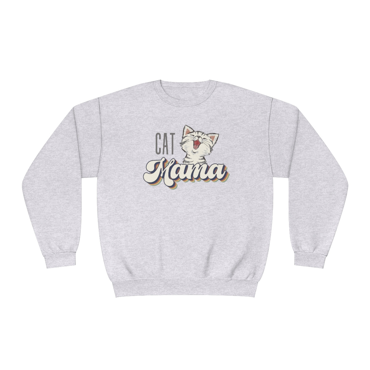 Cat Mama, Cat Lovers, Women's Cat Sweatshirt Sizes S - 3XL