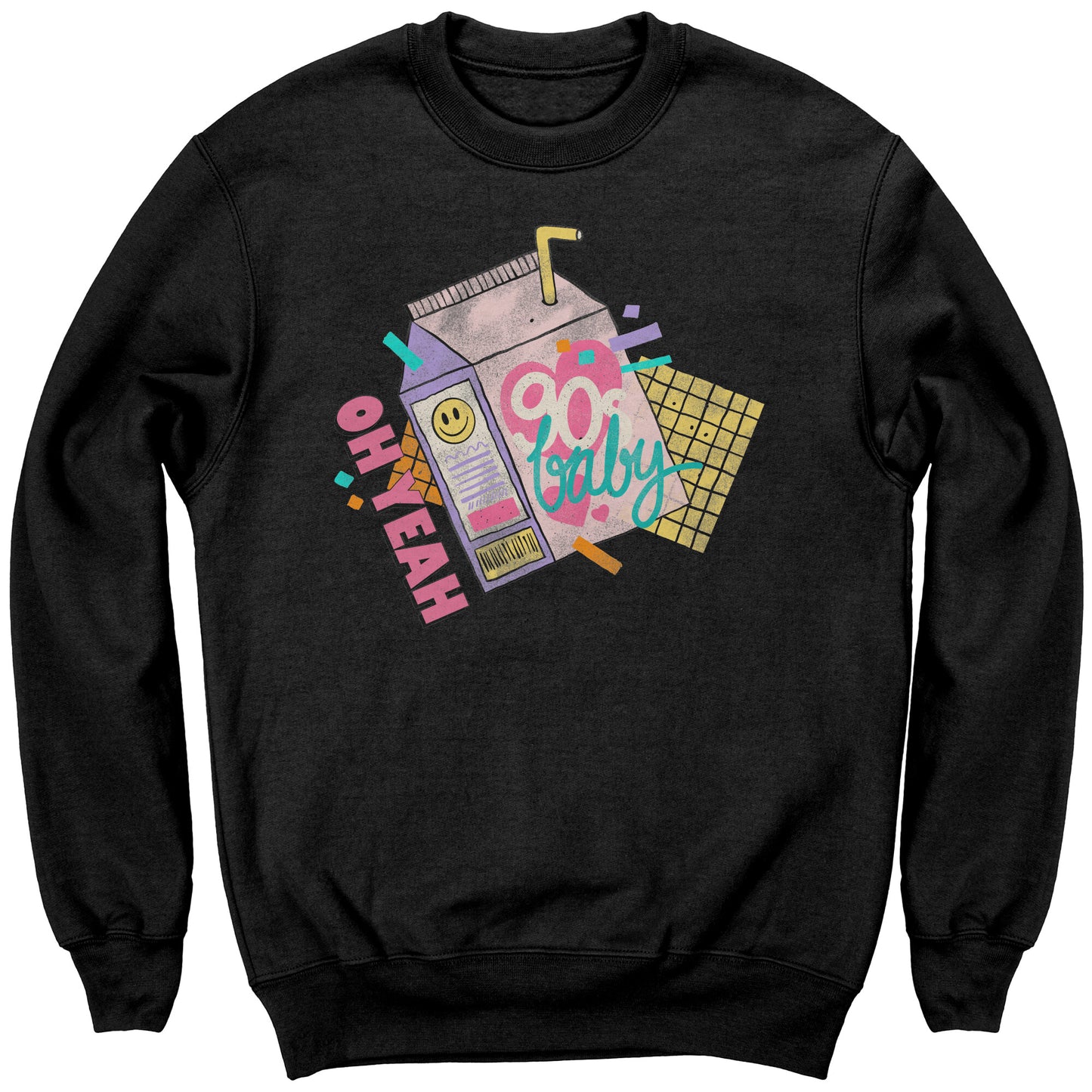 90's Retro Youth Sweatshirt, Trendy Sweatshirt, Girl Sweatshirt, Tween Sweatshirt