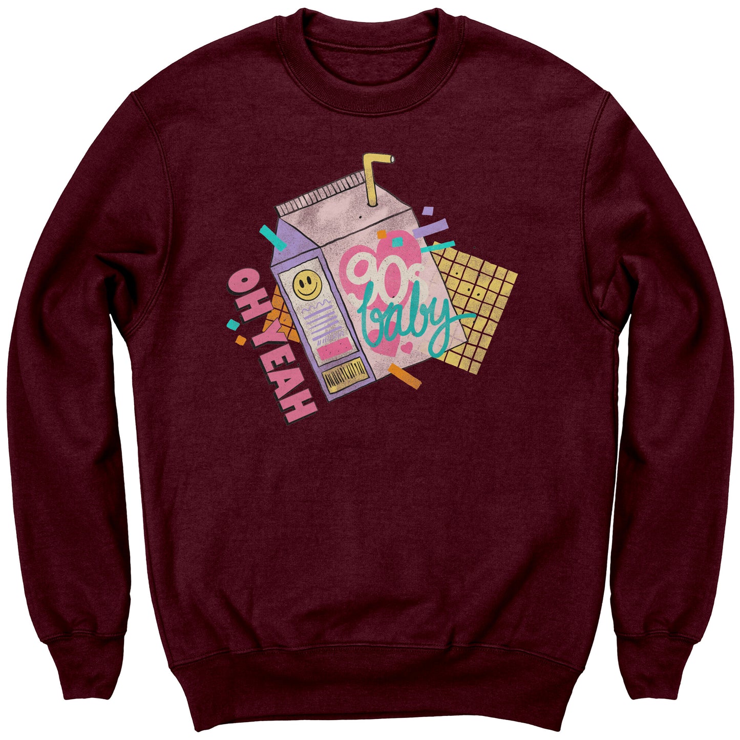 90's Retro Youth Sweatshirt, Trendy Sweatshirt, Girl Sweatshirt, Tween Sweatshirt