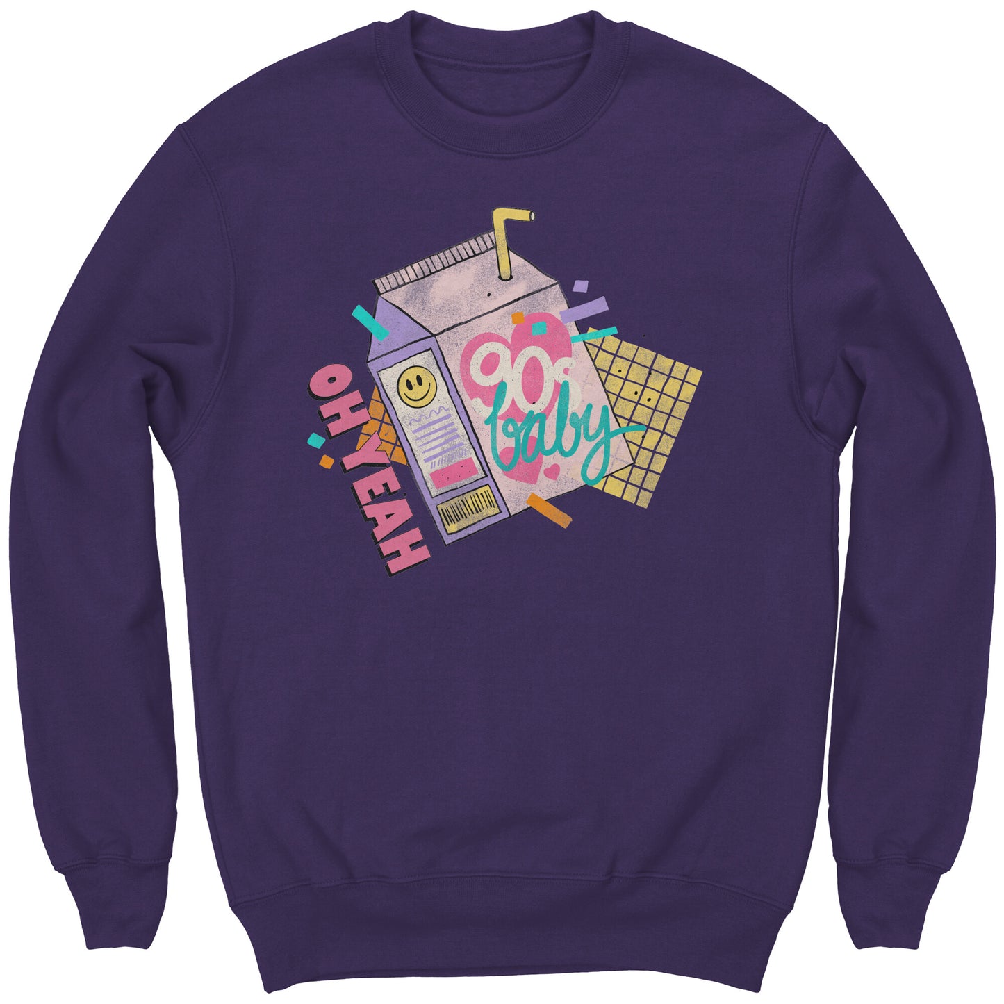 90's Retro Youth Sweatshirt, Trendy Sweatshirt, Girl Sweatshirt, Tween Sweatshirt