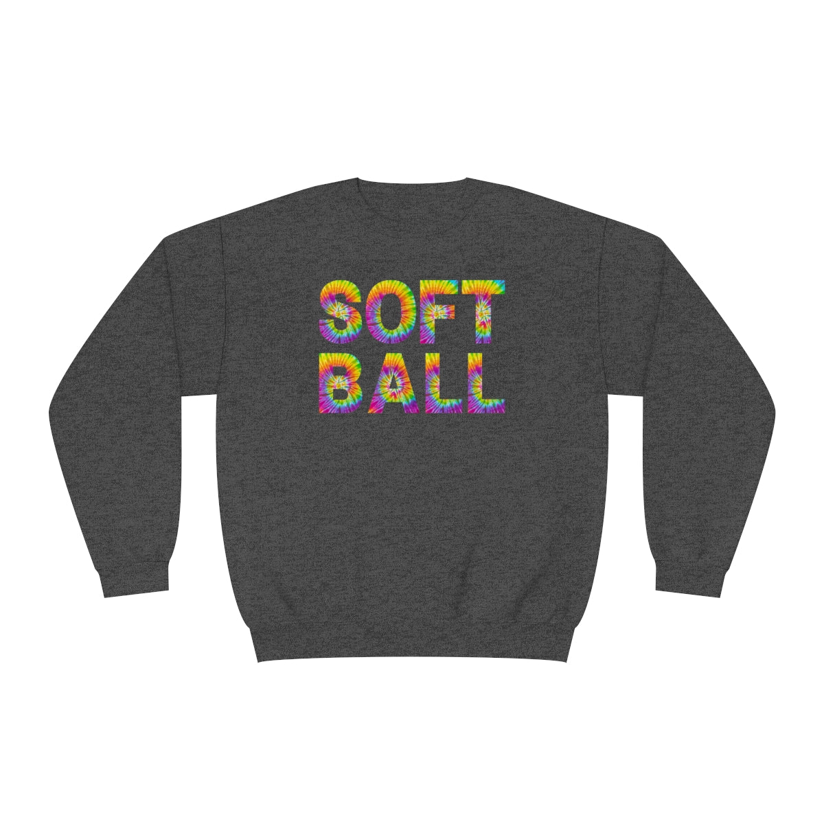 Softball Sweatshirt, Tie Dye Softball Shirt, Softball Mom Shirt, Softball Vibes, Women's Sweatshirt, Softball Game Sweatshirt