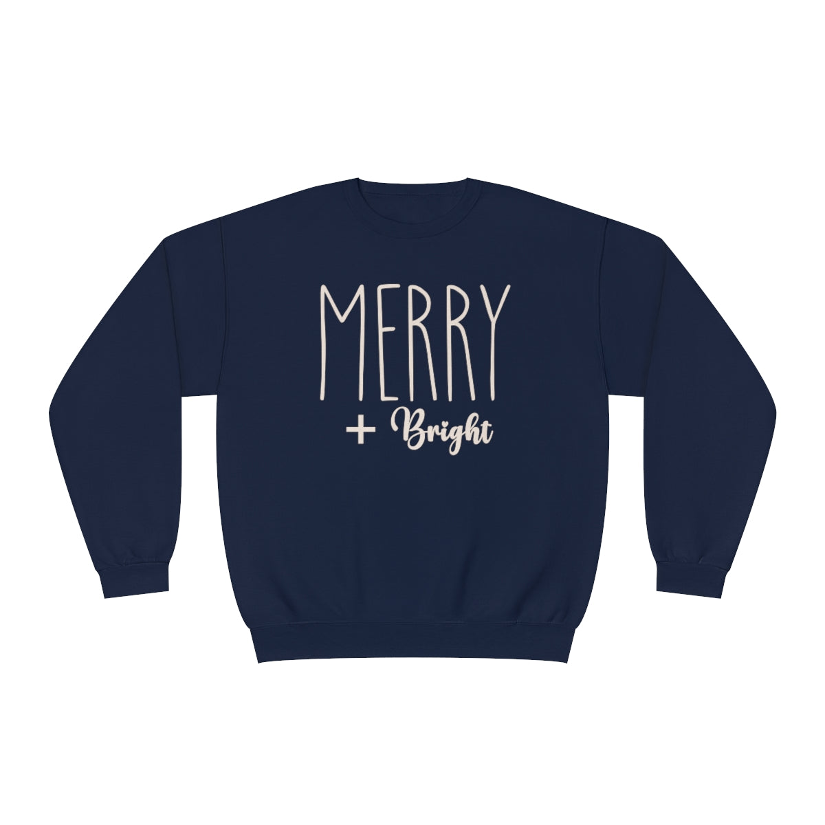 Merry And Bright Sweatshirt |  Christmas Sweatshirt |  Women's Christmas Sweatshirt |  Gift for her | Gift For Christmas