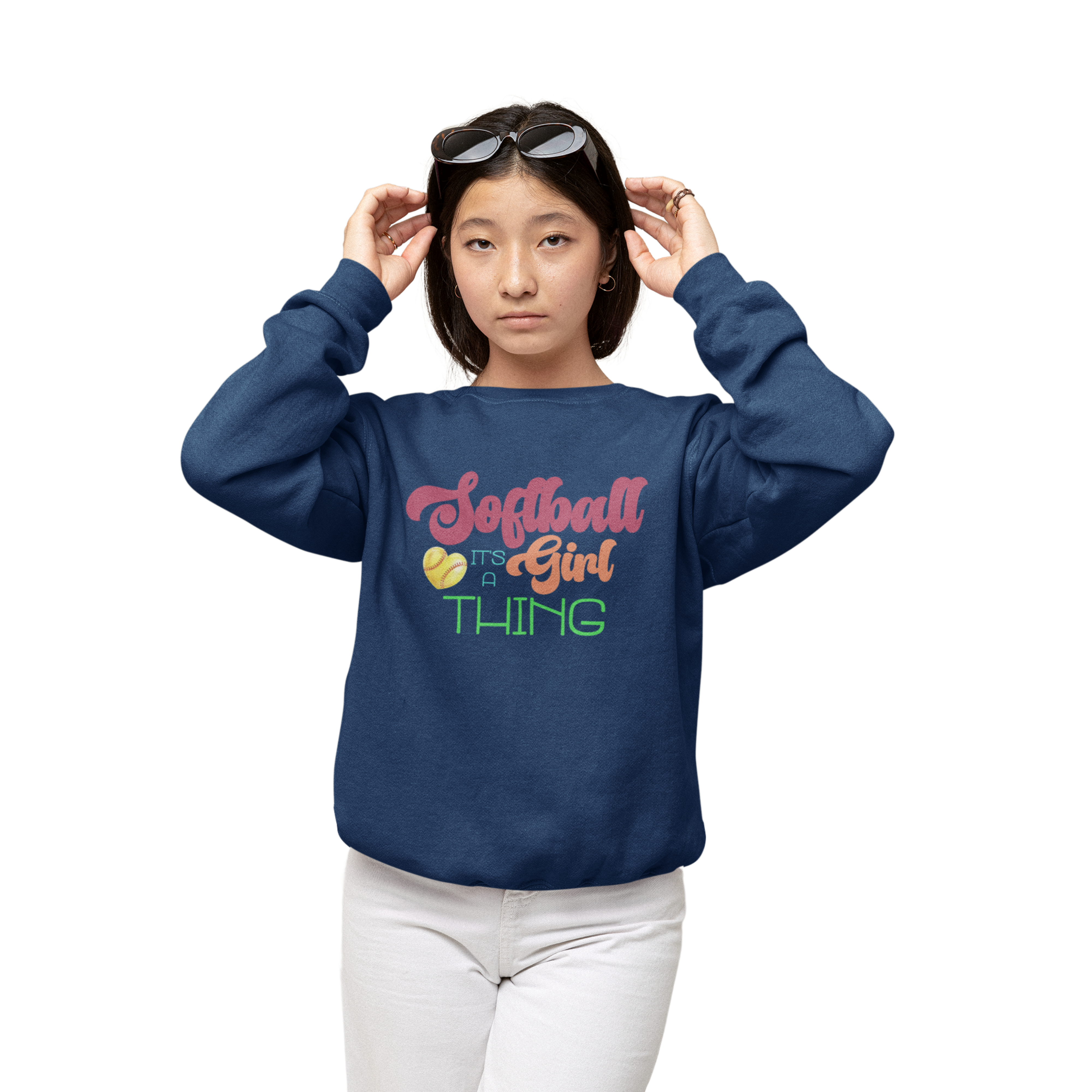 Girls discount softball sweatshirt