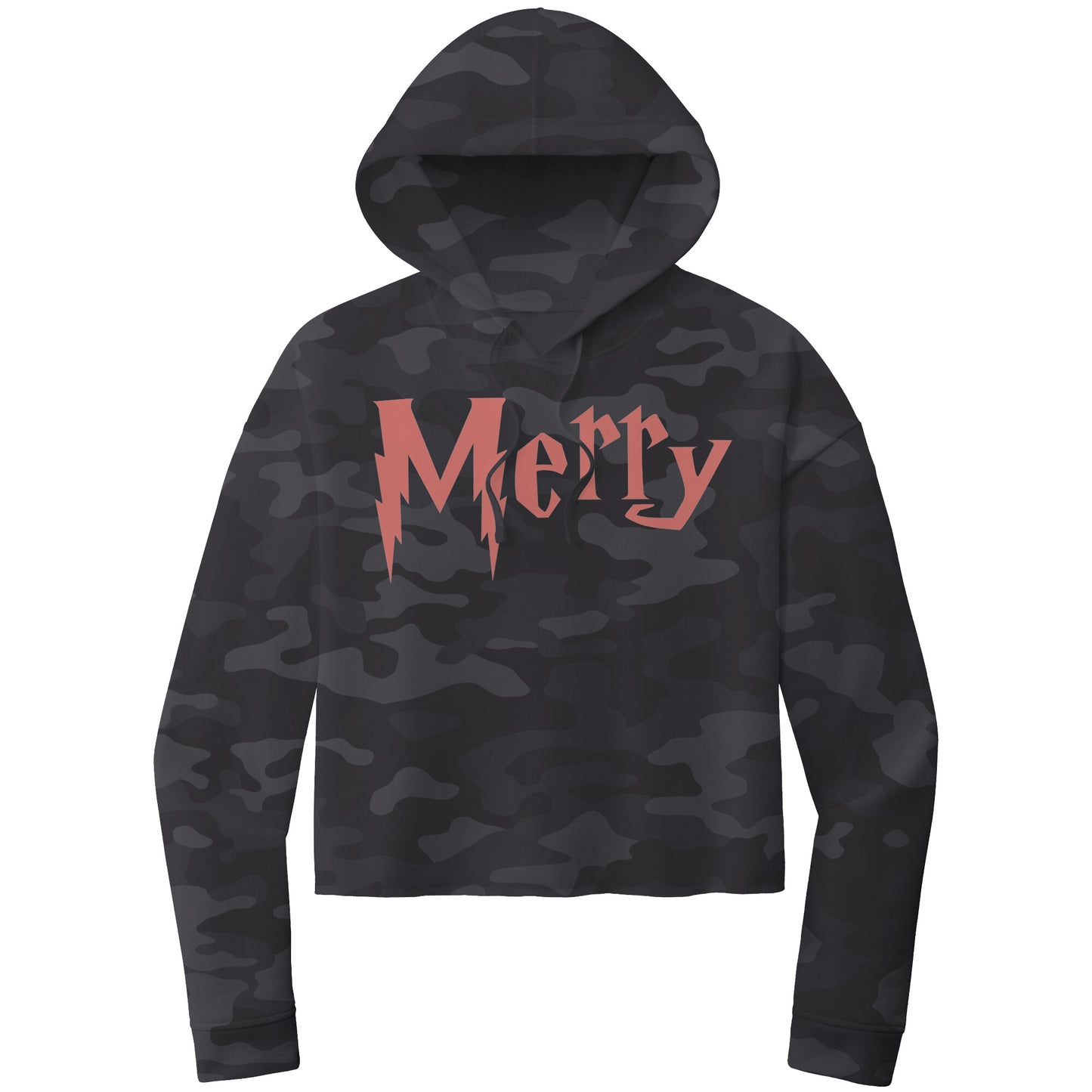 Merry Christmas Cropped Hoodie, Wizard World Merry Cropped Hoodie, Wizard Christmas Shirt