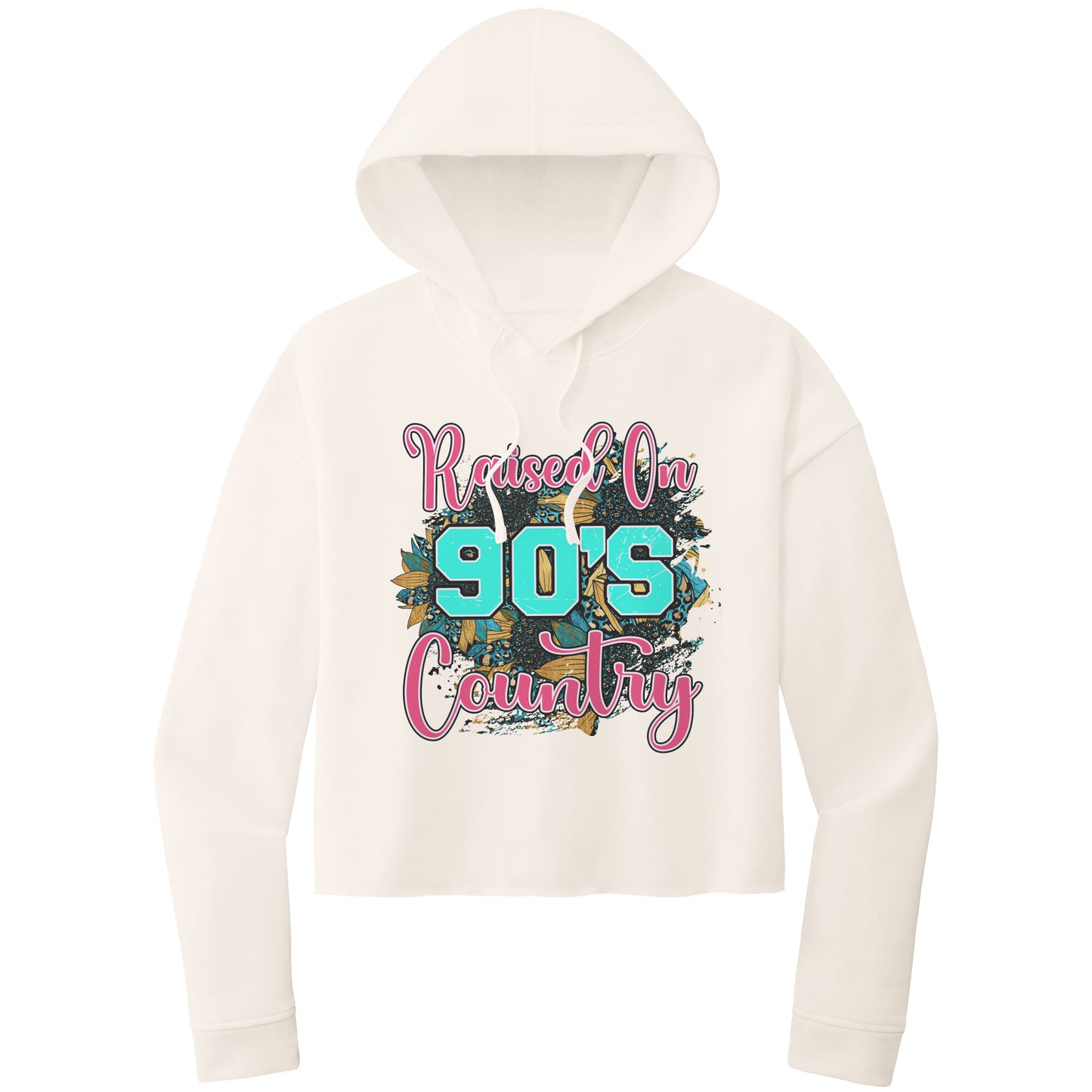 Raised on 90's Country Cropped Hoodie Sweatshirt, Vintage 90's Cropped Sweatshirt, 90's Shirt, Country girl sweatshirt