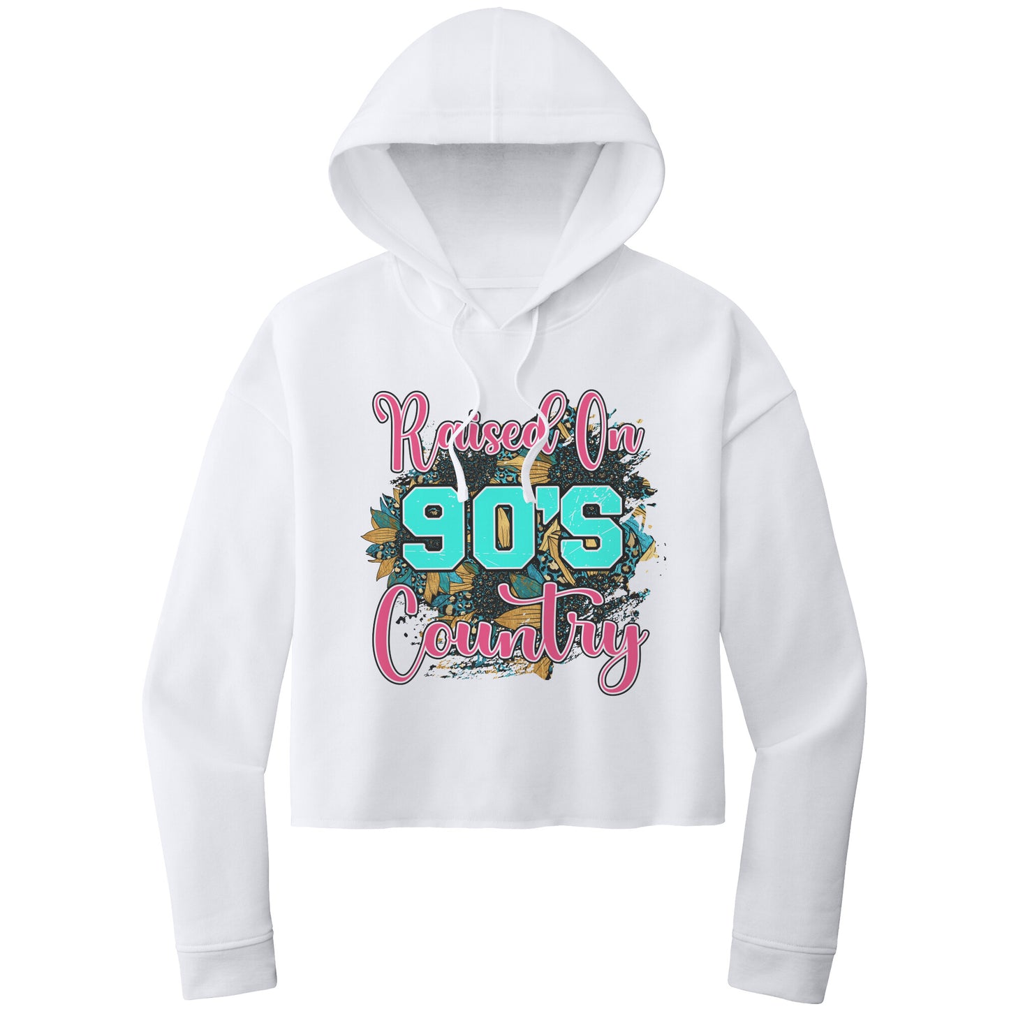 Raised on 90's Country Cropped Hoodie Sweatshirt, Vintage 90's Cropped Sweatshirt, 90's Shirt, Country girl sweatshirt